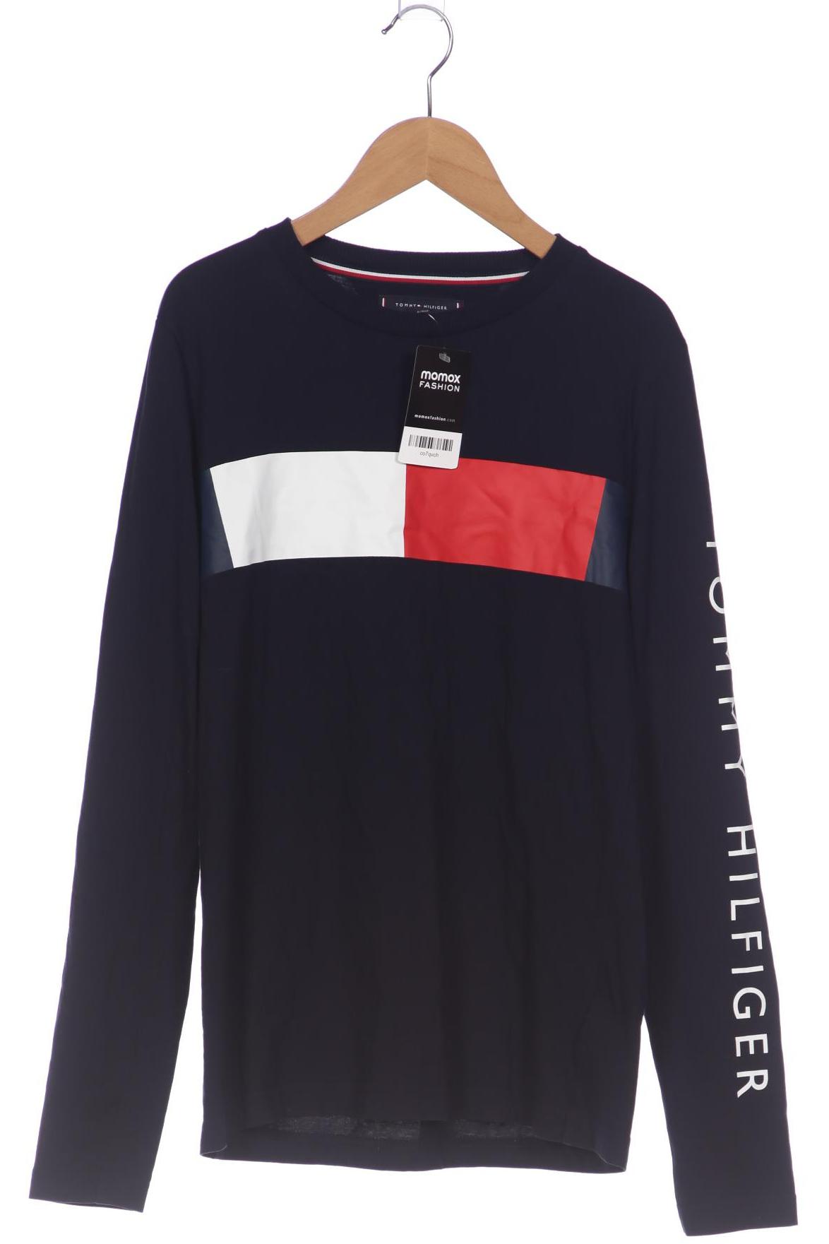 

Tommy Hilfiger Herren Langarmshirt, marineblau, Gr. 46