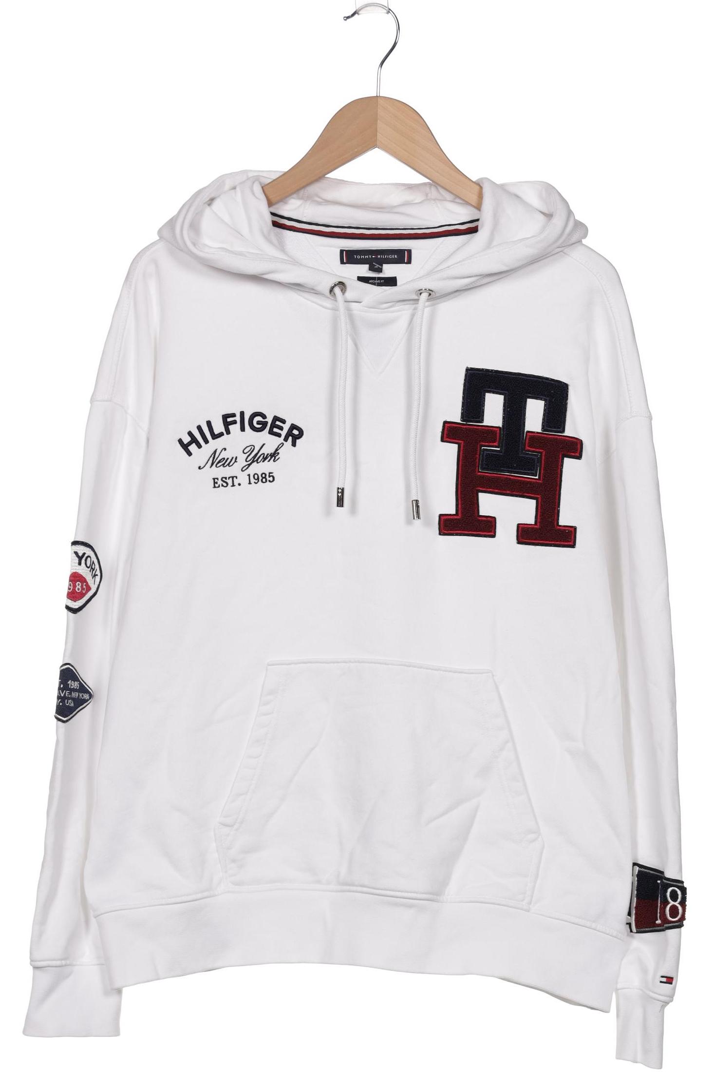 

Tommy Hilfiger Herren Kapuzenpullover, weiß, Gr. 48