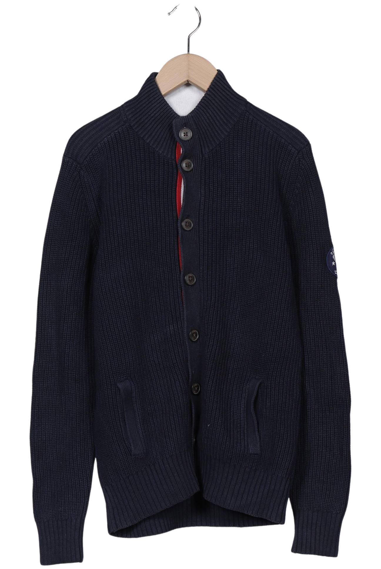 

Tommy Hilfiger Herren Strickjacke, marineblau, Gr. 46