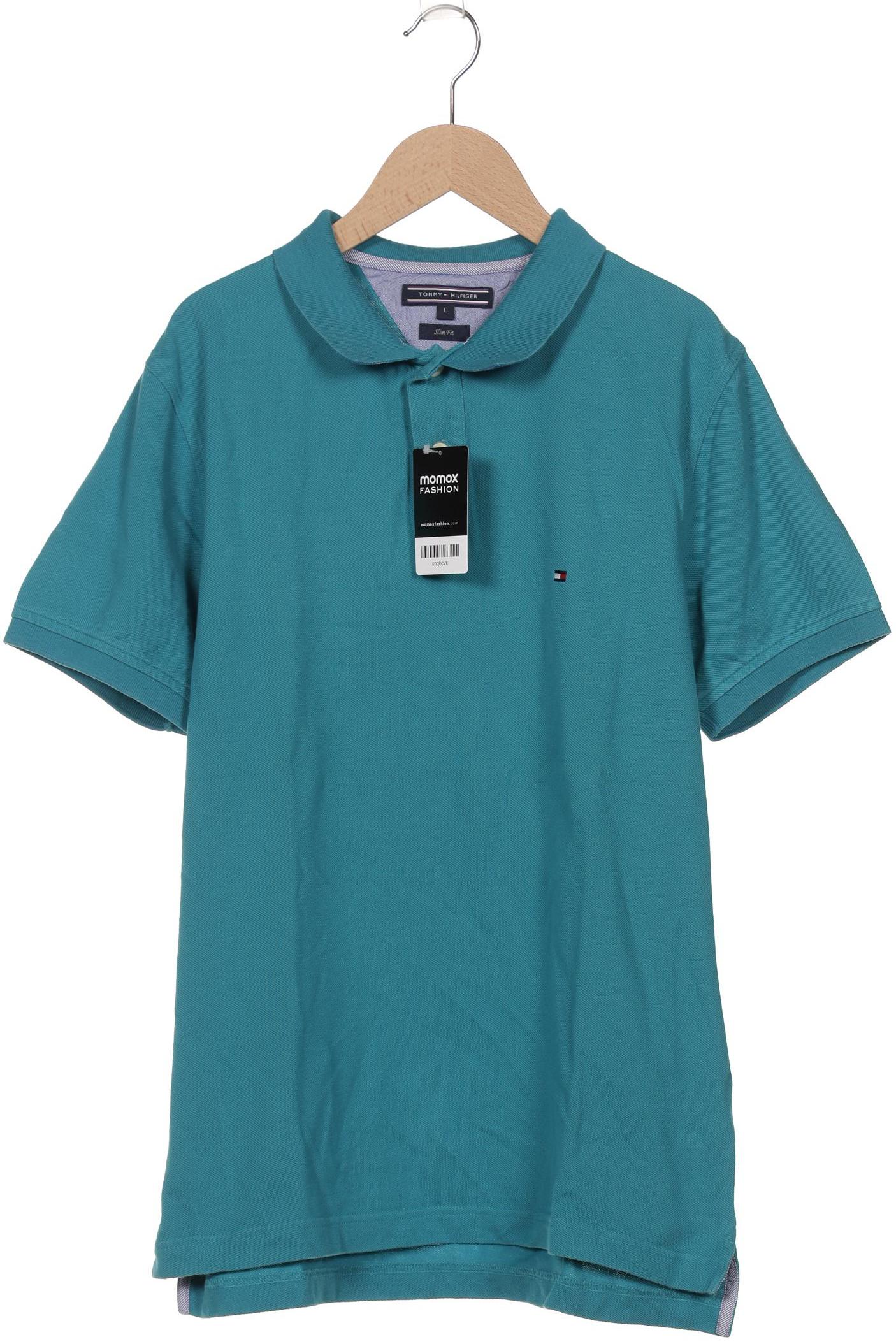 

Tommy Hilfiger Herren Poloshirt, türkis, Gr. 52