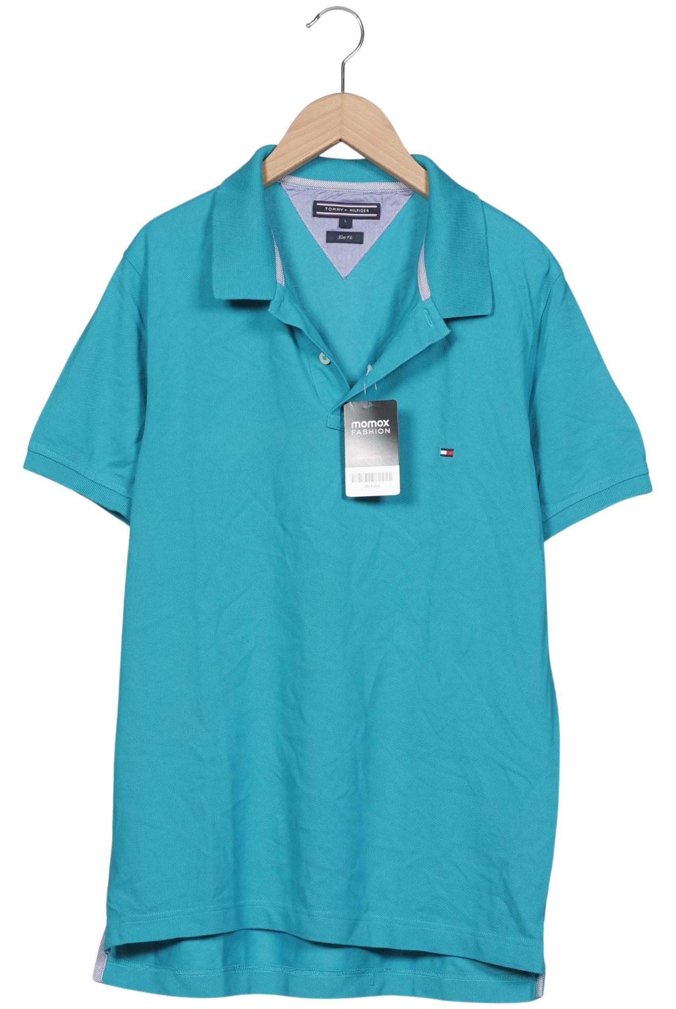 

Tommy Hilfiger Herren Poloshirt, türkis, Gr. 52