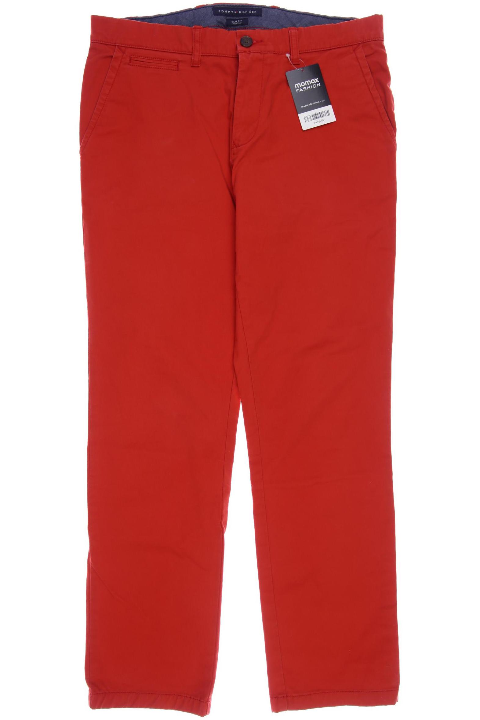 

Tommy Hilfiger Herren Stoffhose, rot