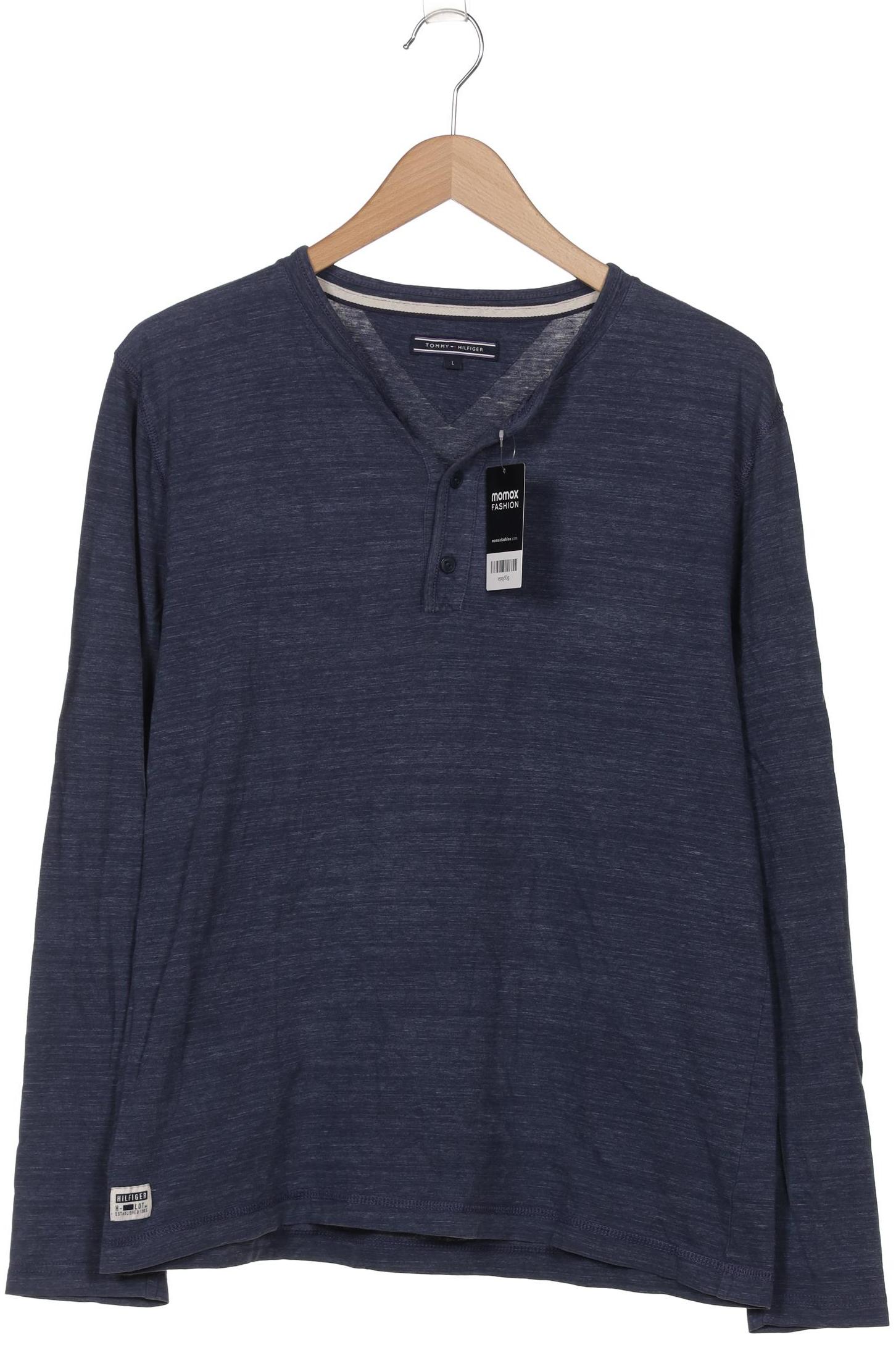 

Tommy Hilfiger Herren Langarmshirt, marineblau, Gr. 52