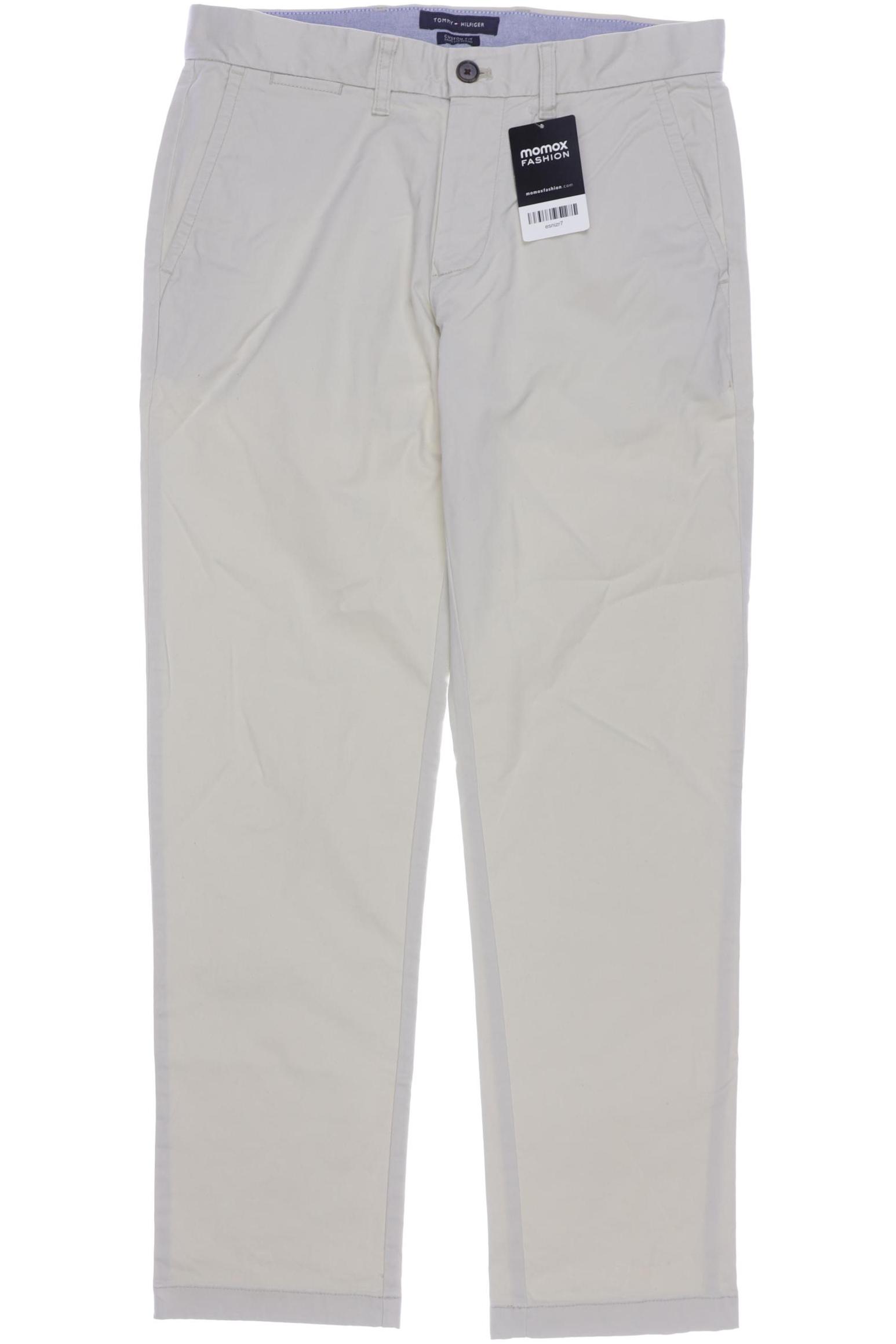 

Tommy Hilfiger Herren Stoffhose, cremeweiß, Gr. 46