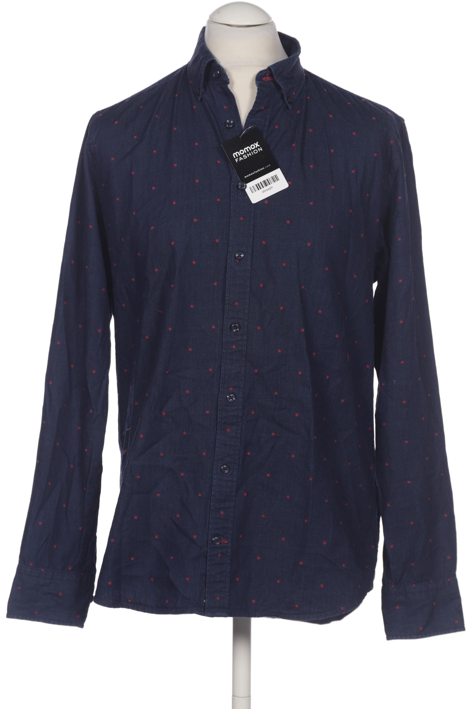 

Tommy Hilfiger Herren Hemd, marineblau, Gr. 48