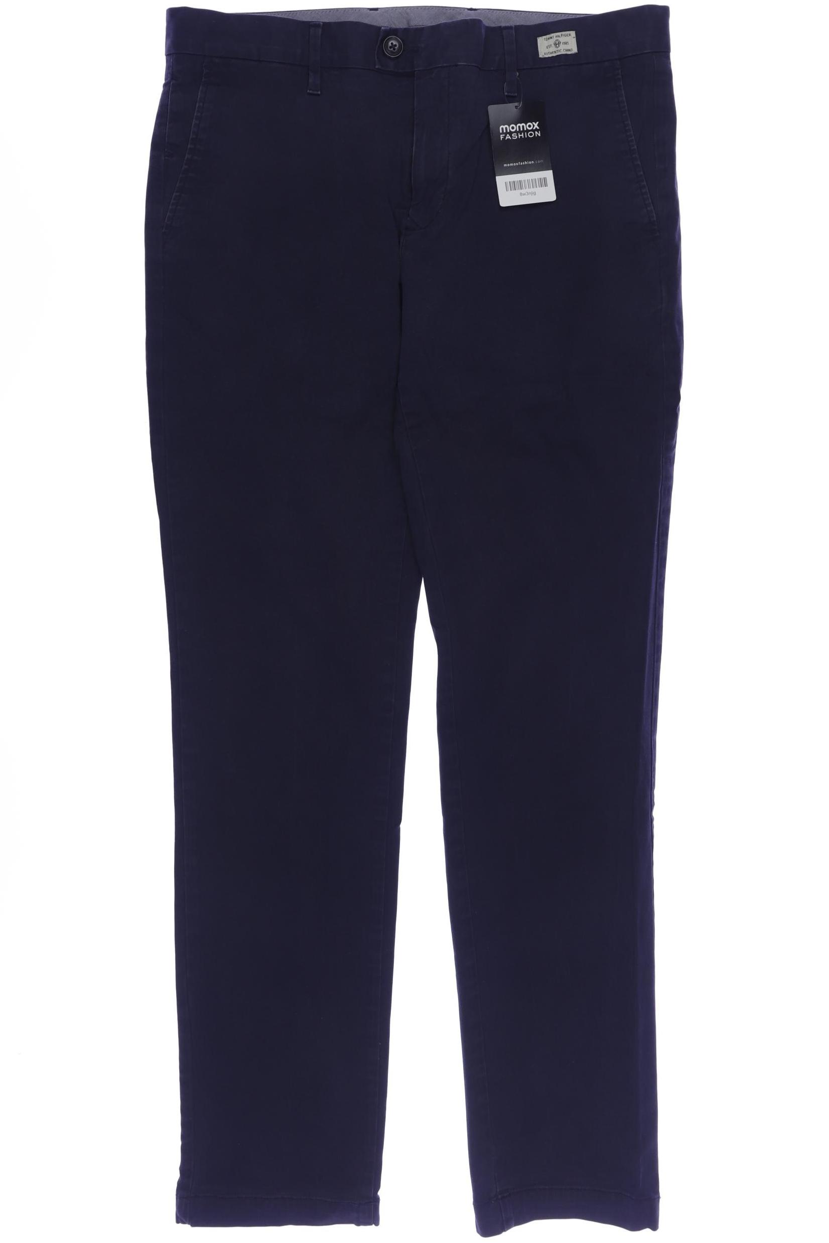 

Tommy Hilfiger Herren Stoffhose, marineblau, Gr. 33