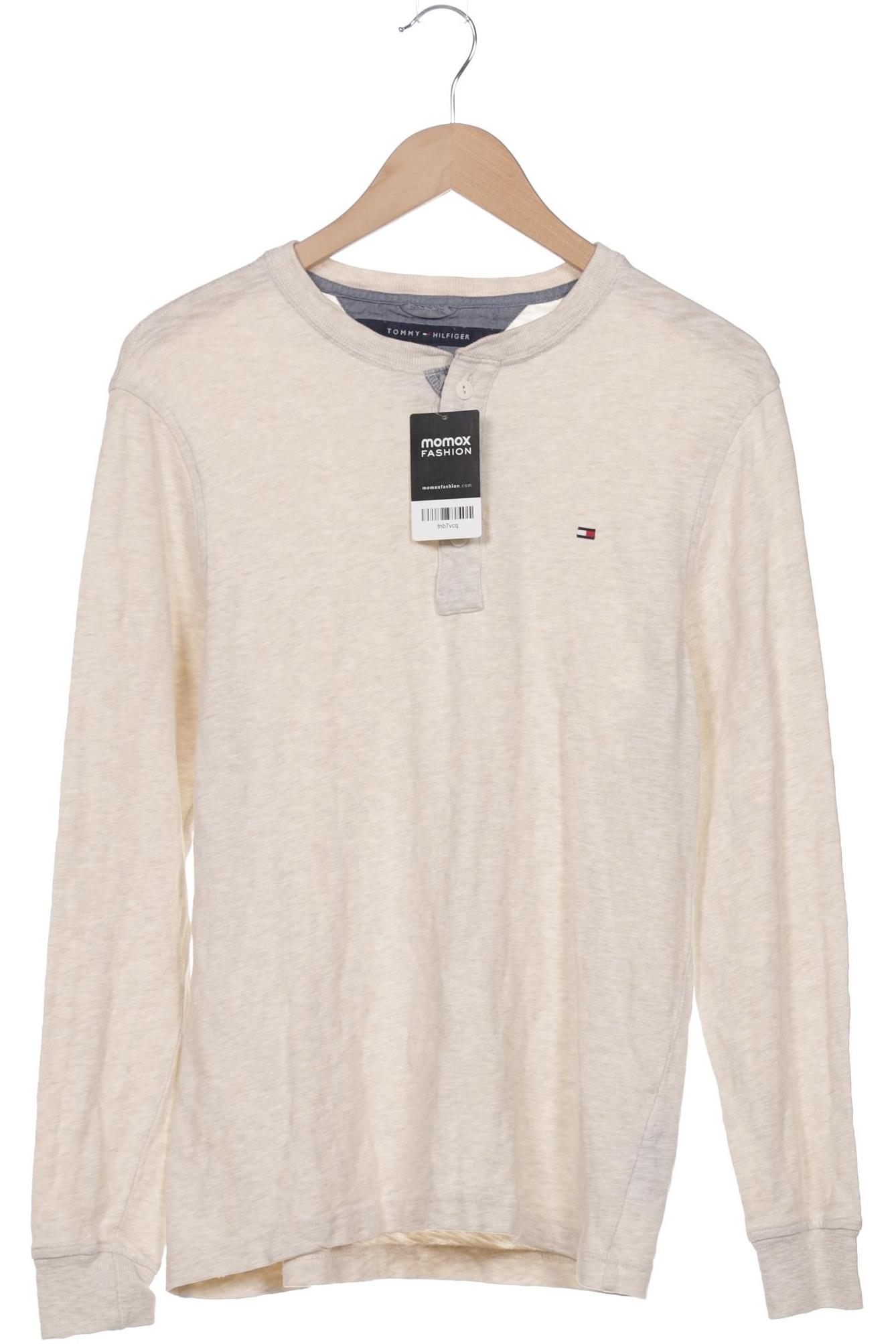 

Tommy Hilfiger Herren Langarmshirt, cremeweiß, Gr. 46