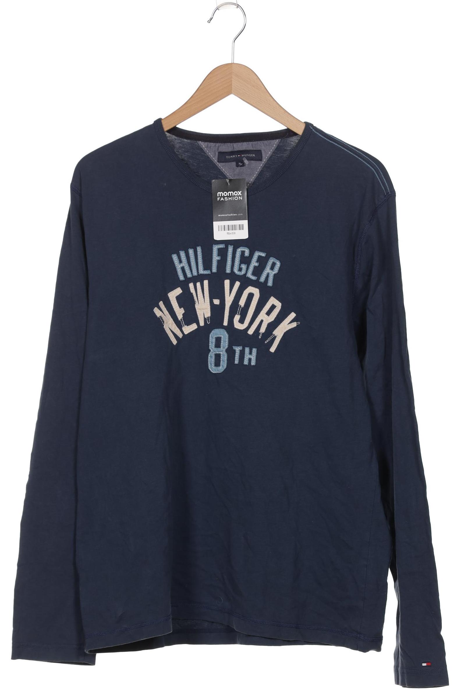 

Tommy Hilfiger Herren Langarmshirt, marineblau, Gr. 54