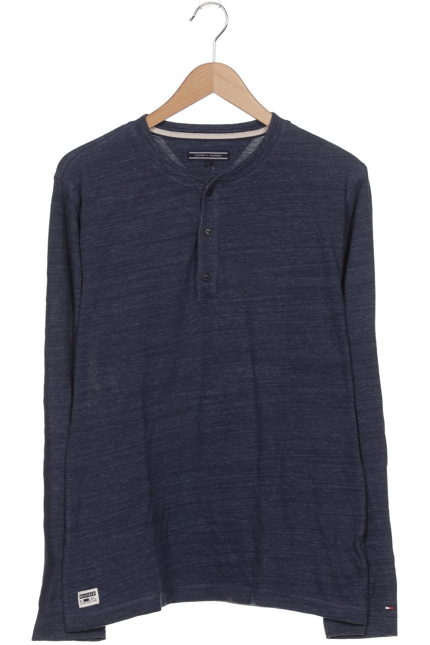 

Tommy Hilfiger Herren Langarmshirt, marineblau, Gr. 52