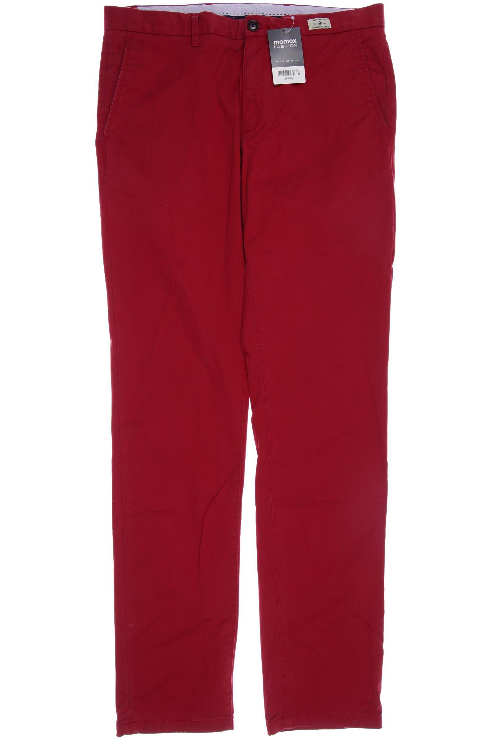

Tommy Hilfiger Herren Stoffhose, rot