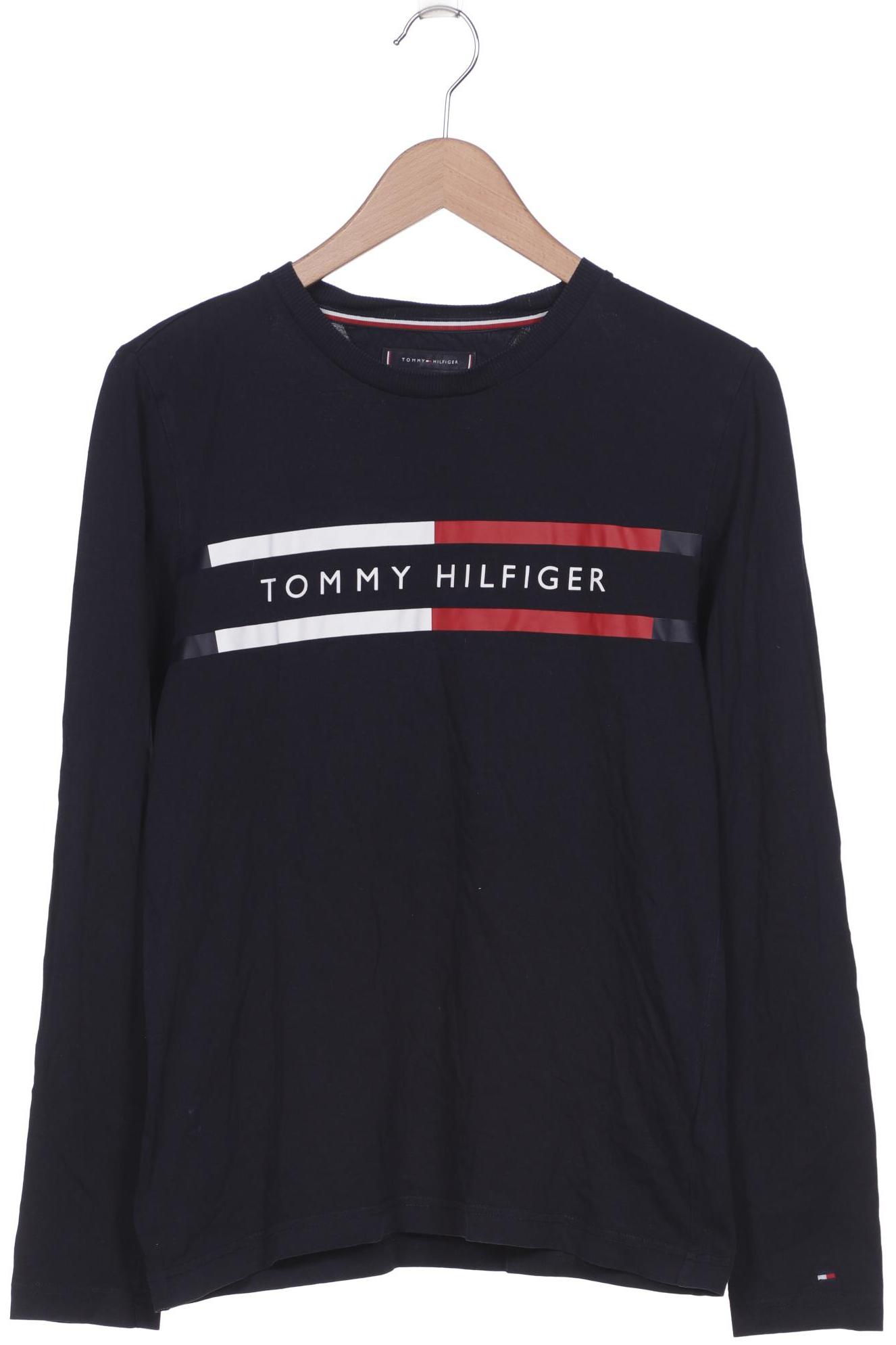 

Tommy Hilfiger Herren Langarmshirt, marineblau