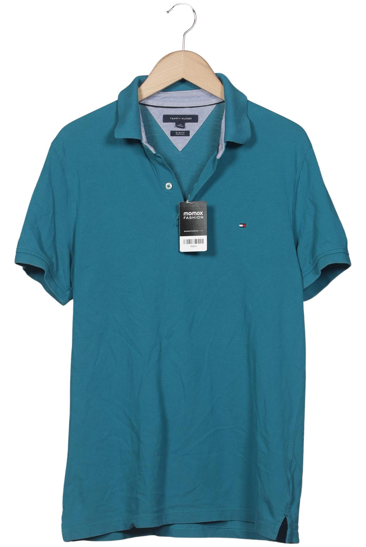 

Tommy Hilfiger Herren Poloshirt, türkis, Gr. 52