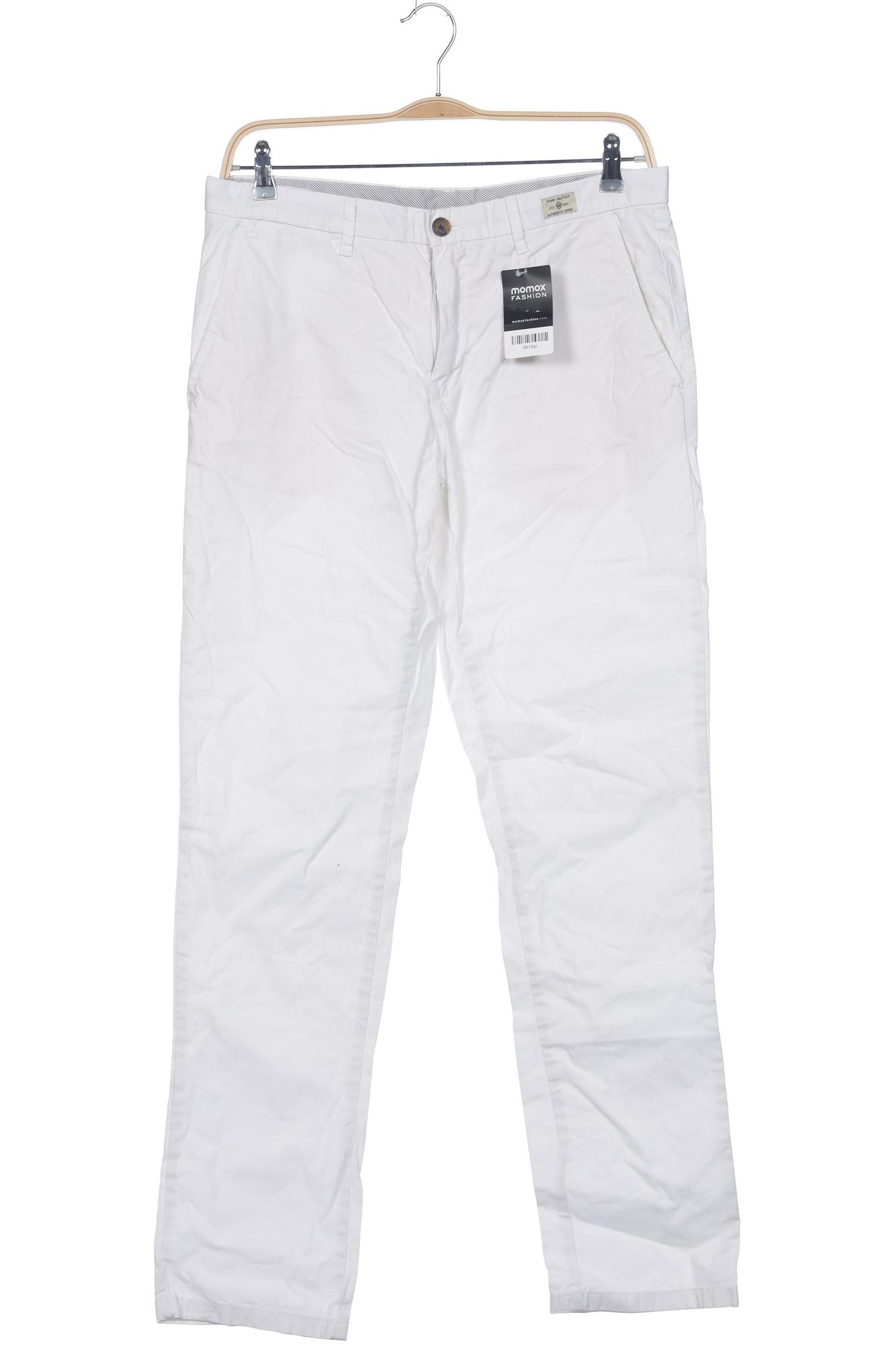 

Tommy Hilfiger Herren Stoffhose, weiß, Gr. 34