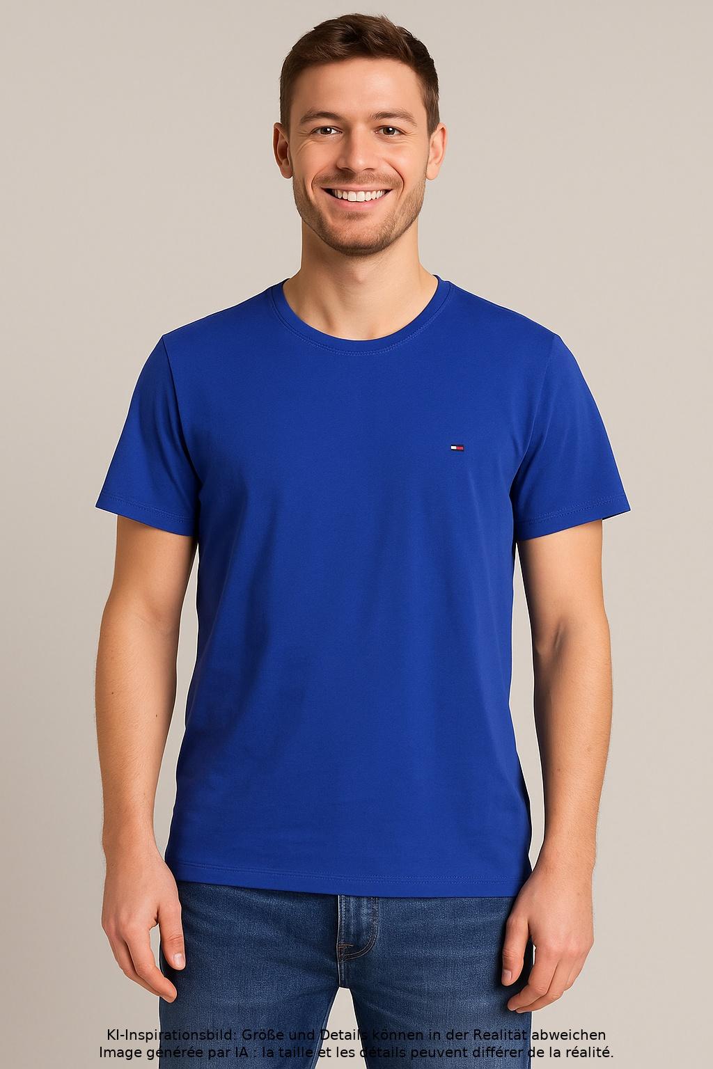 

Tommy Hilfiger Herren T-Shirt, blau, Gr. 48