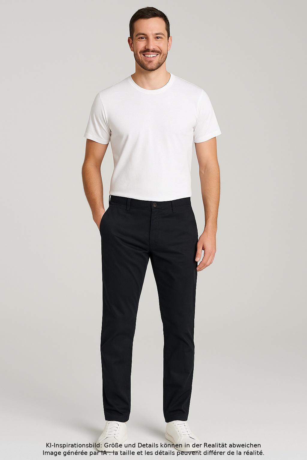 

Tommy Hilfiger Herren Stoffhose, marineblau, Gr. 36