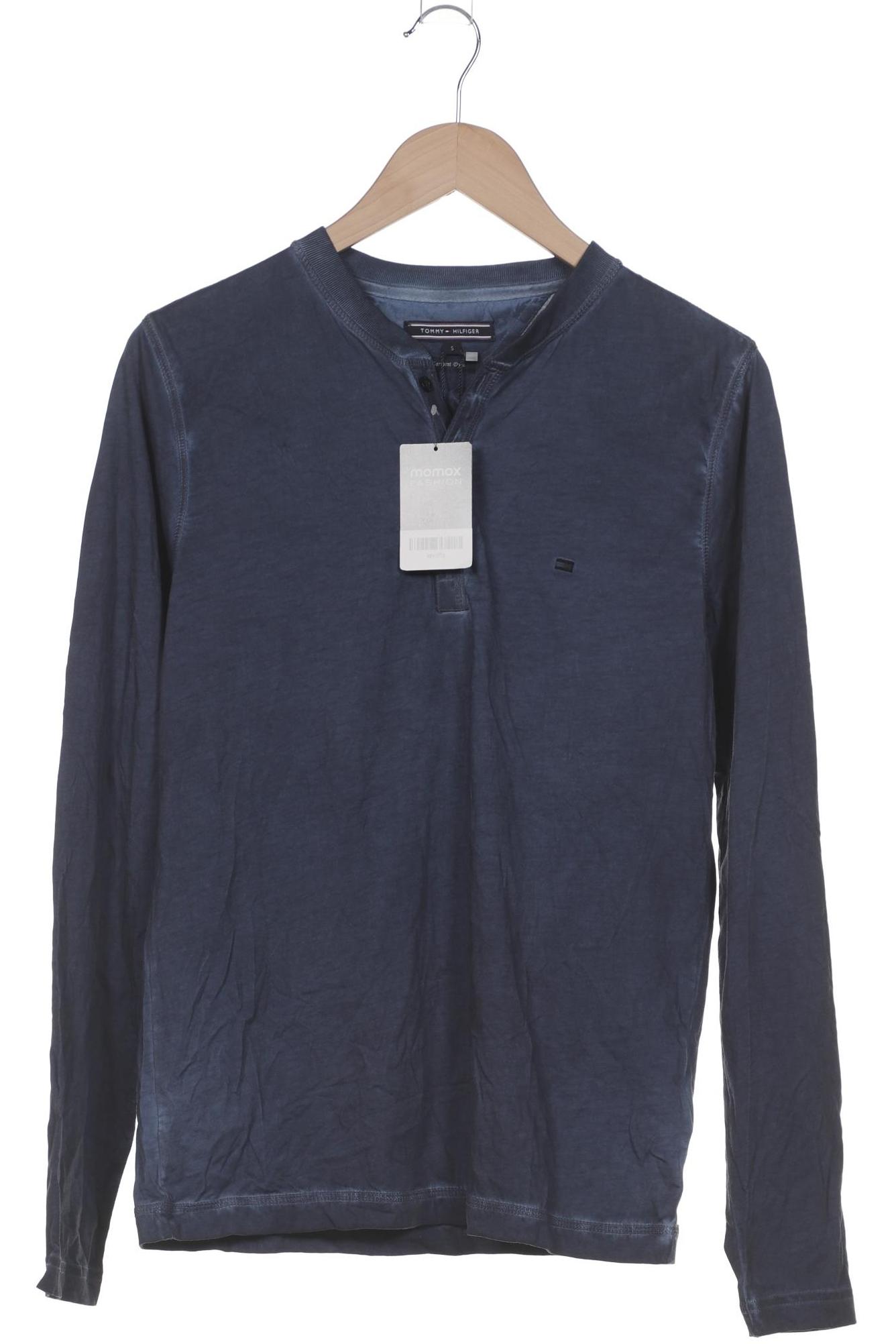 

Tommy Hilfiger Herren Langarmshirt, marineblau, Gr. 46