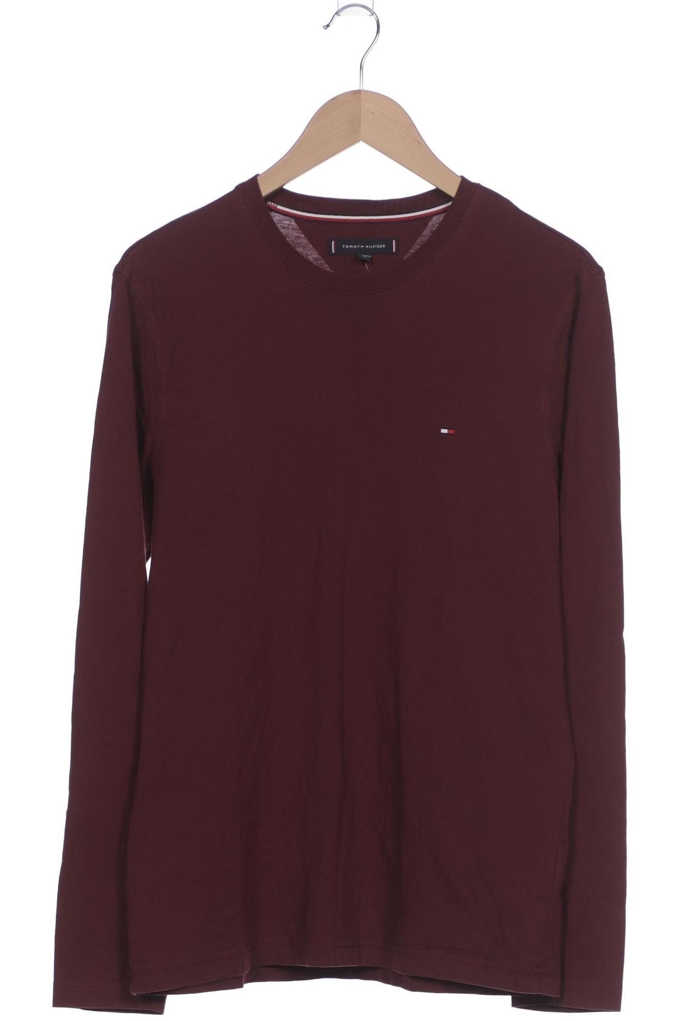 

Tommy Hilfiger Herren Langarmshirt, bordeaux, Gr. 48