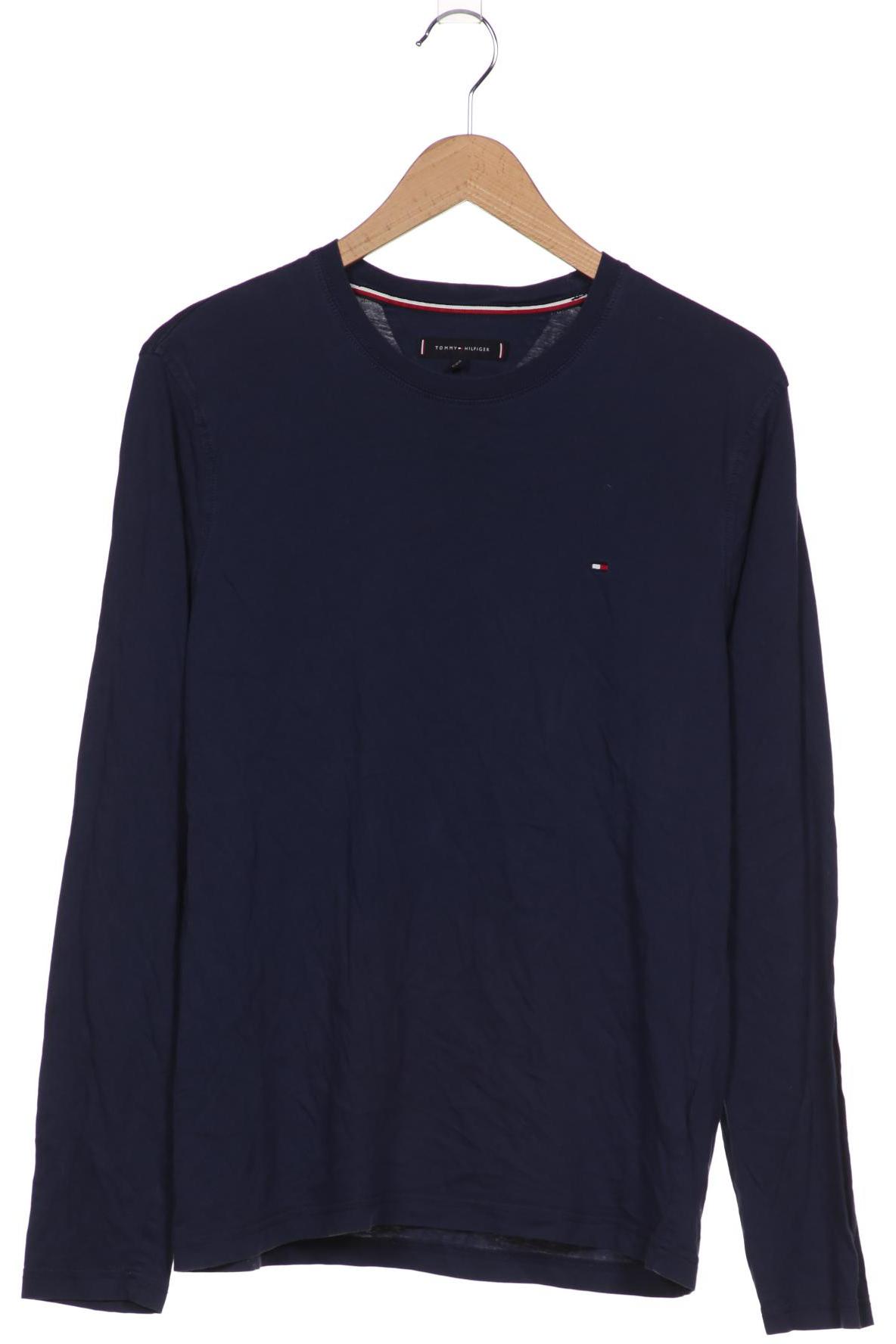 

Tommy Hilfiger Herren Langarmshirt, marineblau