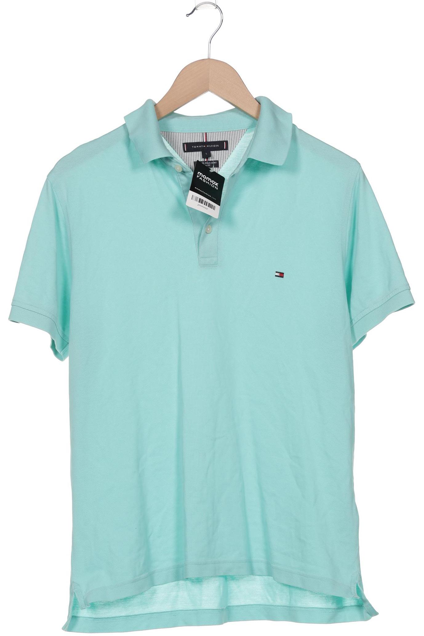 

Tommy Hilfiger Herren Poloshirt, türkis, Gr. 52