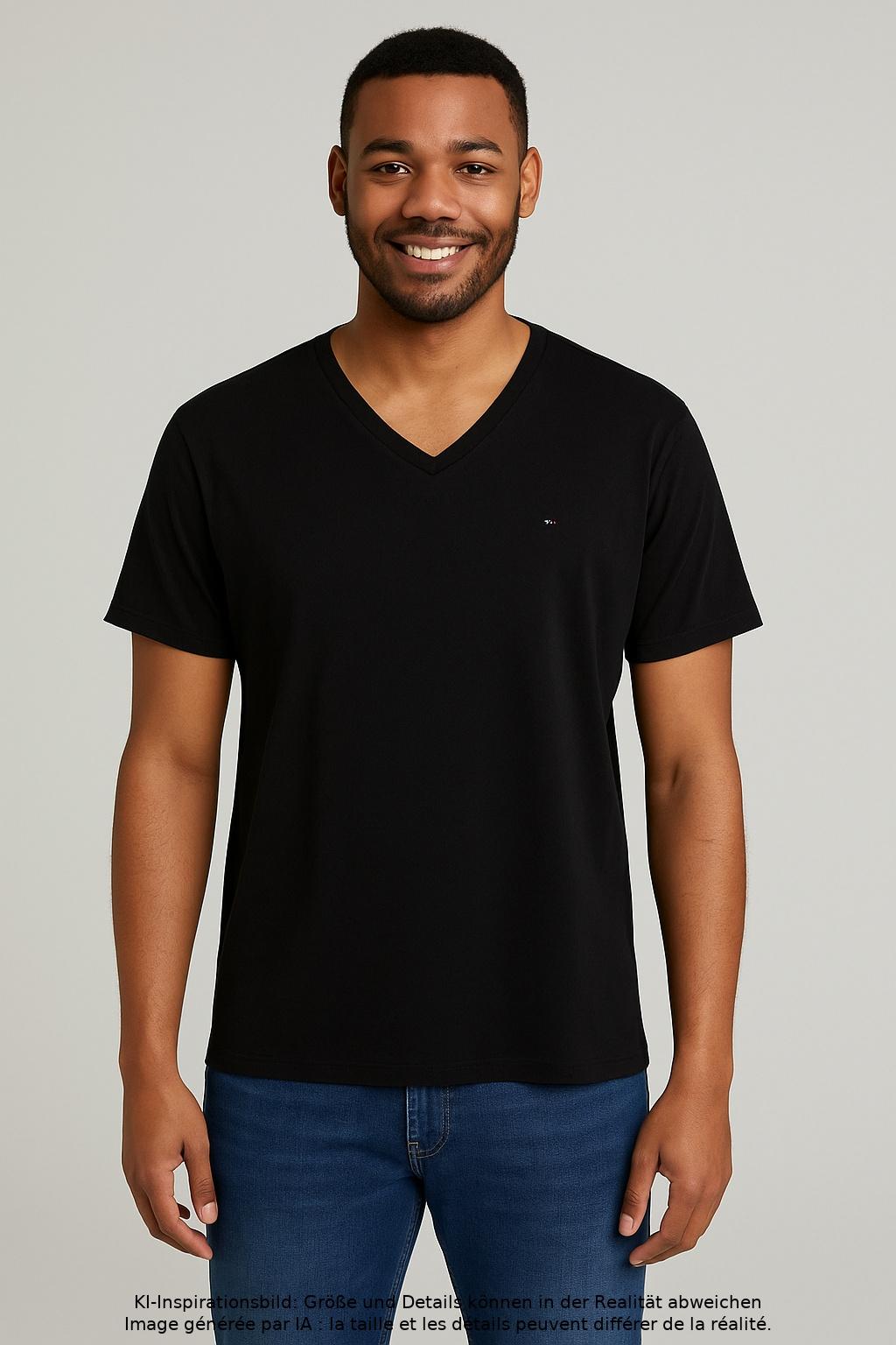 

Tommy Hilfiger Herren T-Shirt, schwarz, Gr. 54