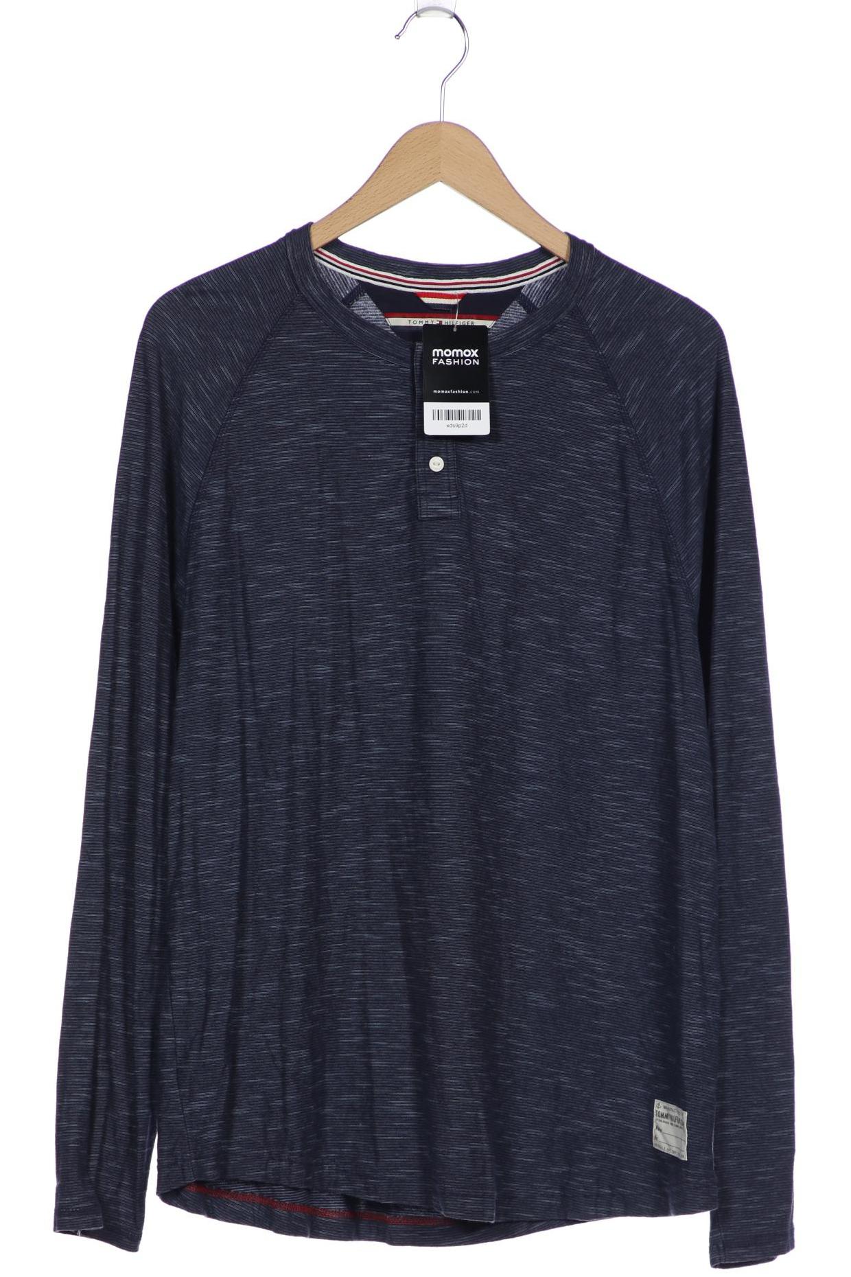

Tommy Hilfiger Herren Langarmshirt, marineblau