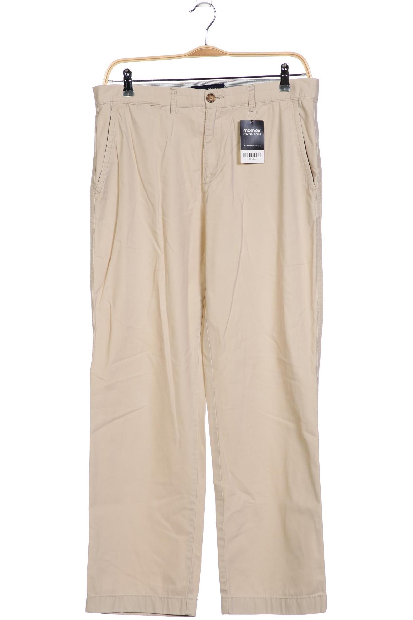

Tommy Hilfiger Herren Stoffhose, cremeweiß, Gr. 34