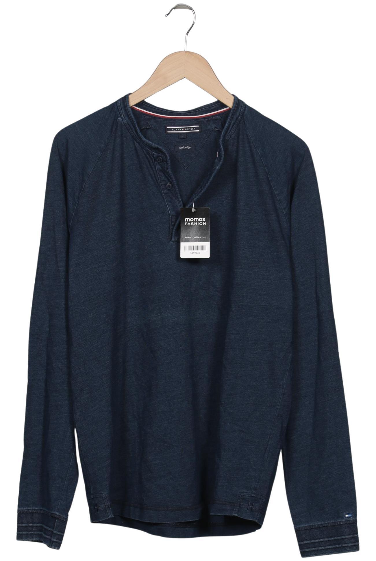 

Tommy Hilfiger Herren Langarmshirt, marineblau, Gr. 52