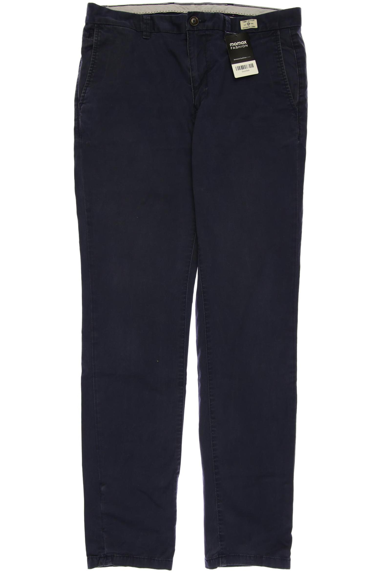 

Tommy Hilfiger Herren Stoffhose, marineblau, Gr. 34