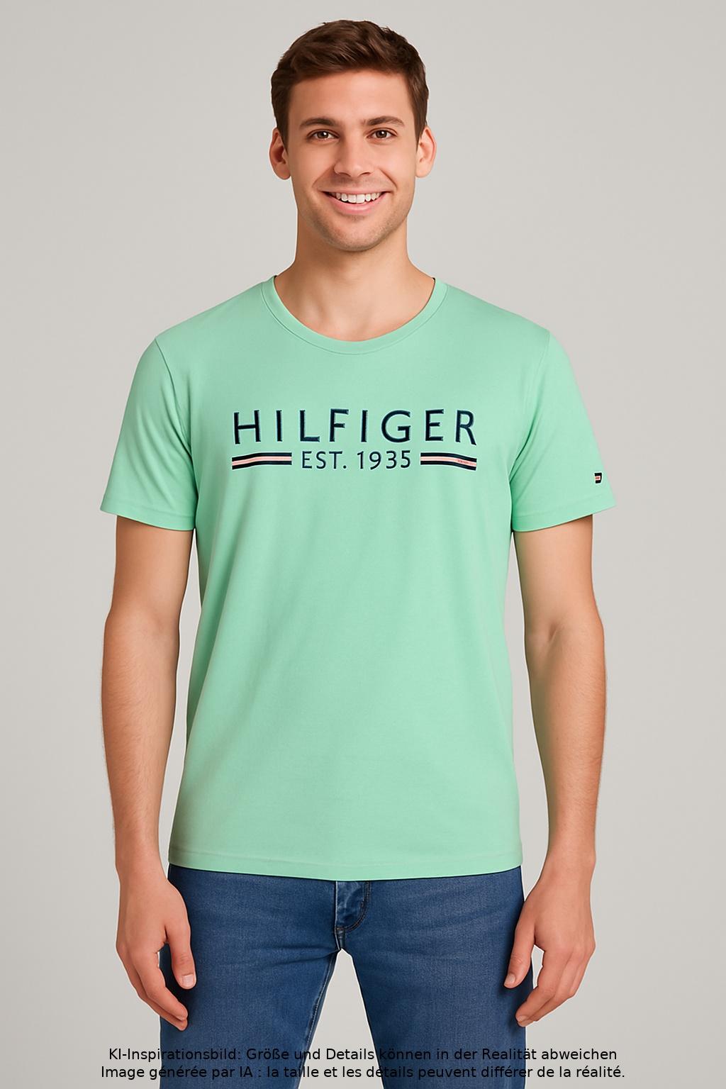 Thumbnail - Tommy Hilfiger Herren T-Shirt, hellgrün, Gr. 44