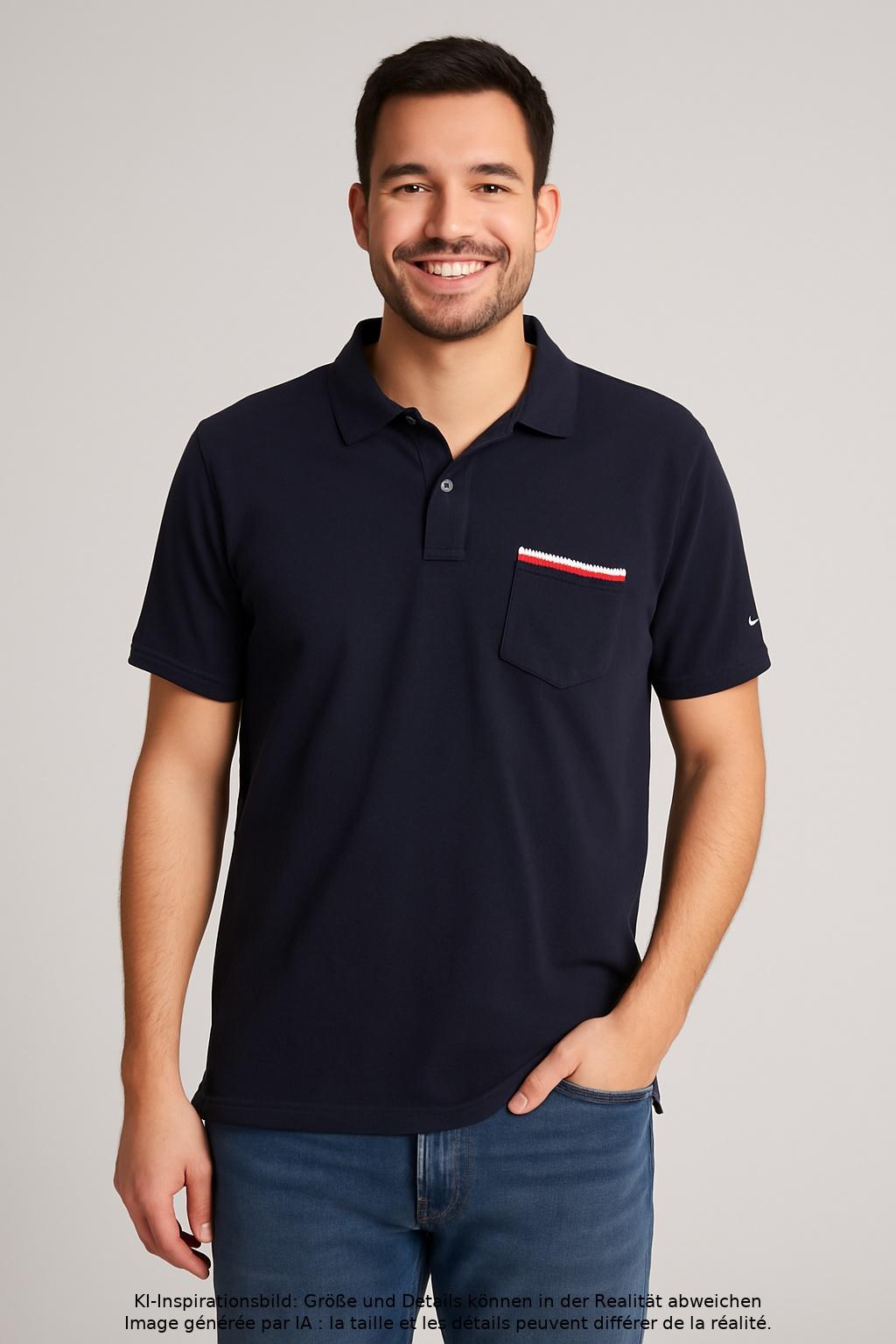 

Tommy Hilfiger Herren Poloshirt, marineblau, Gr. 48