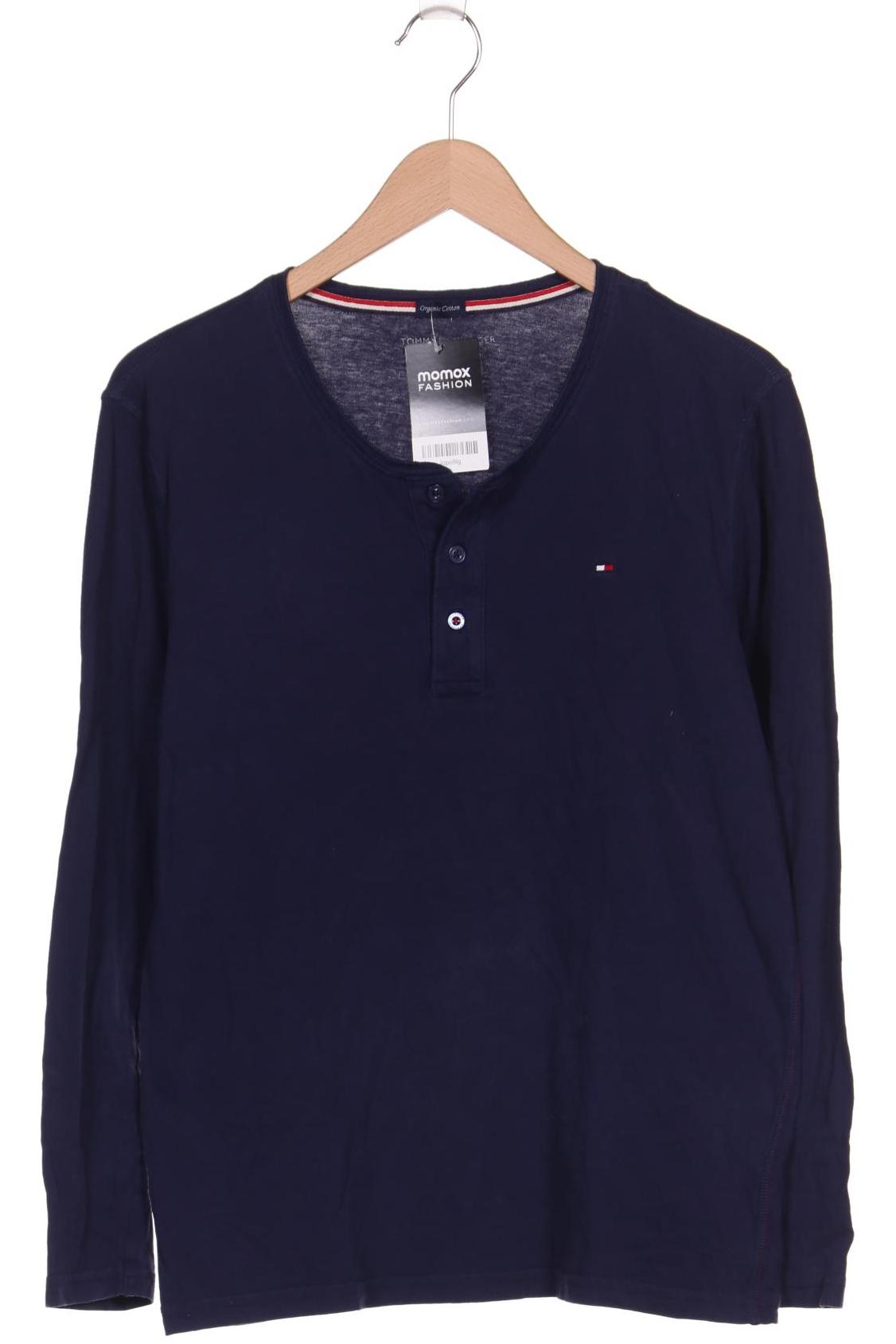 

Tommy Hilfiger Herren Langarmshirt, marineblau