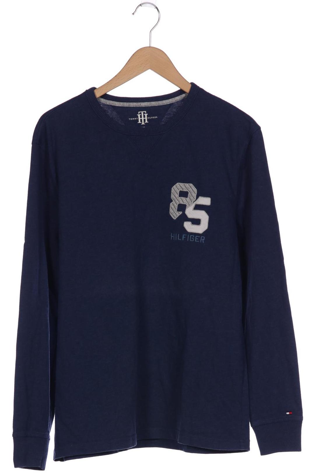 

Tommy Hilfiger Herren Langarmshirt, marineblau