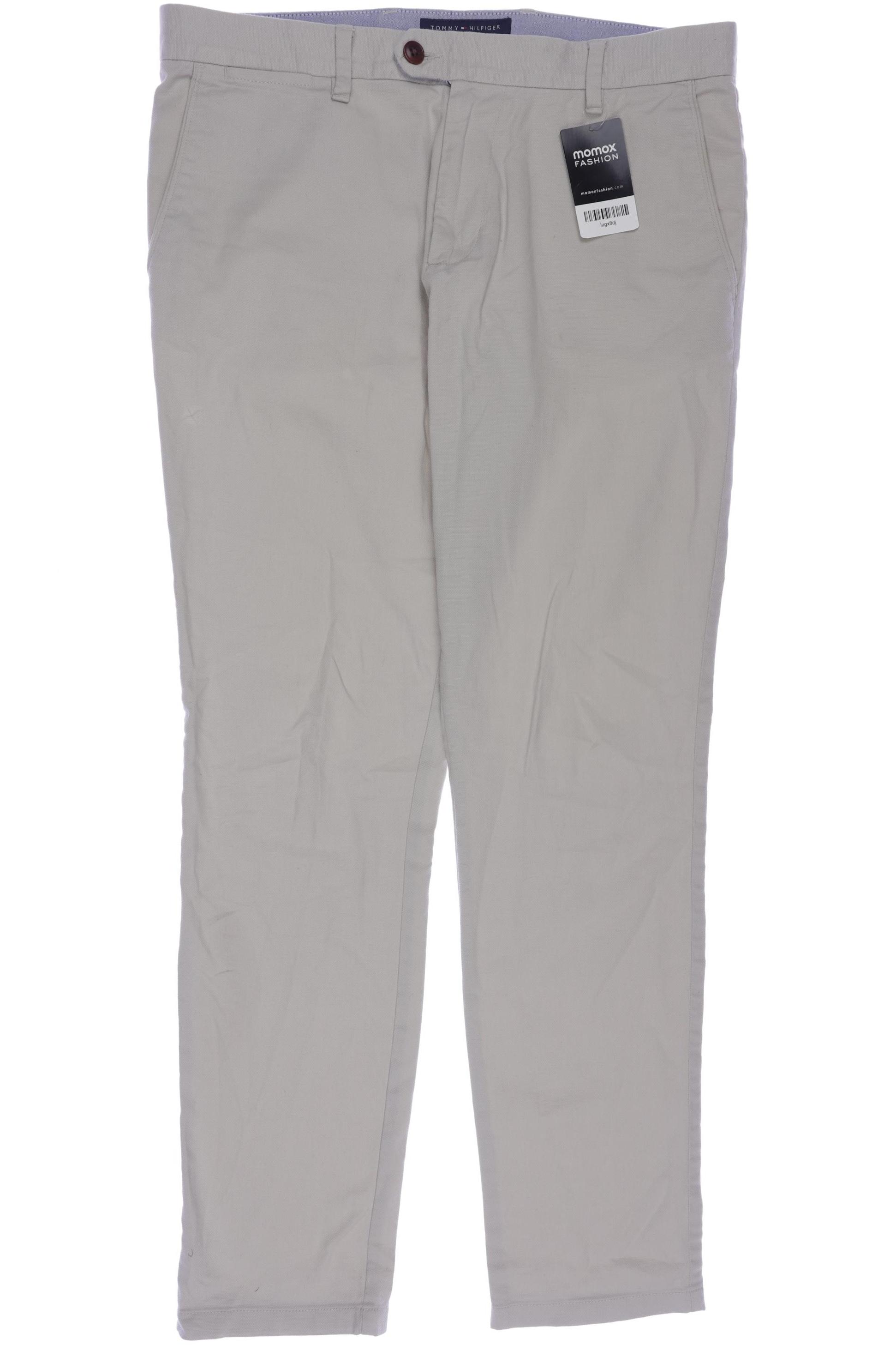 

Tommy Hilfiger Herren Stoffhose, cremeweiß, Gr. 34
