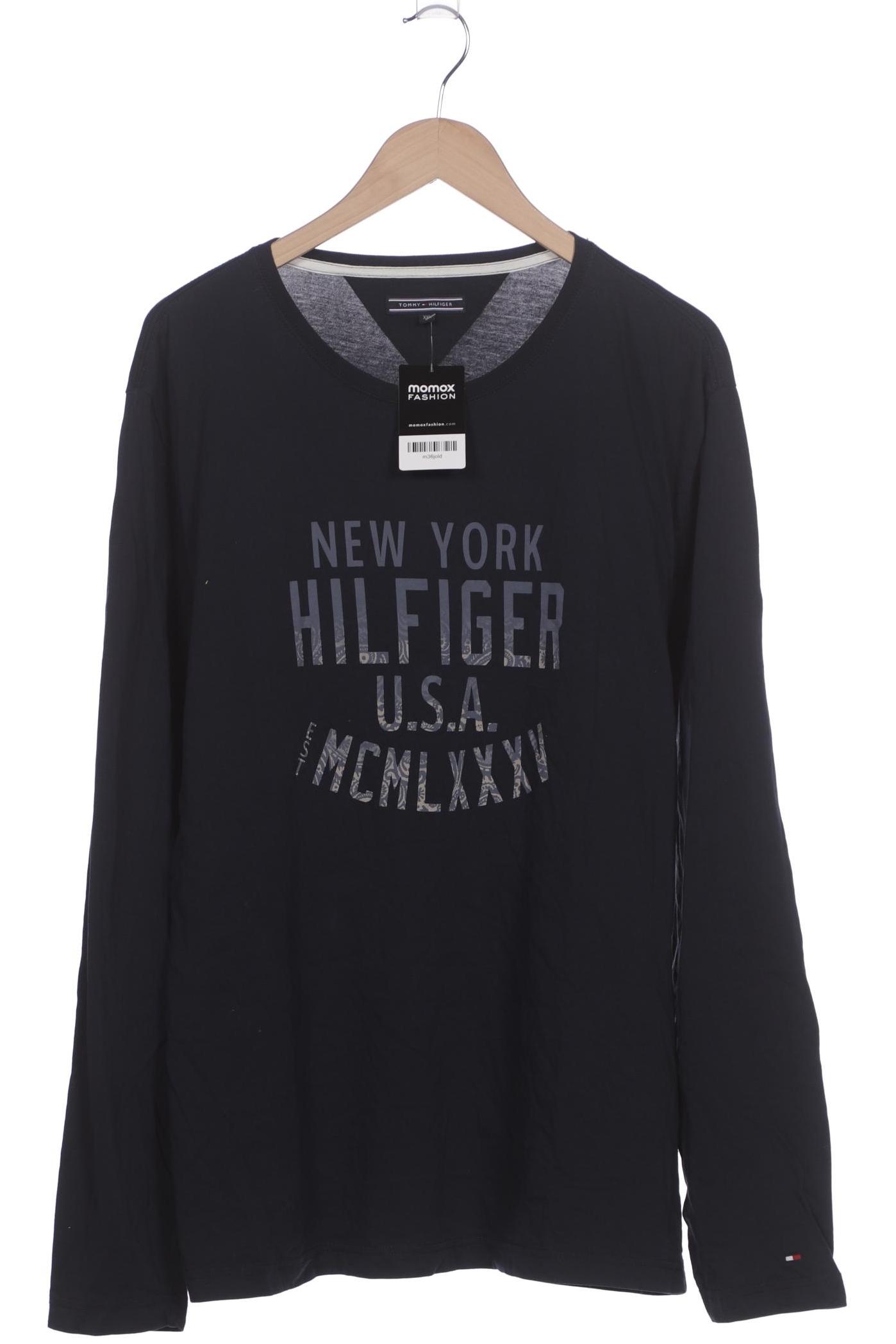 

Tommy Hilfiger Herren Langarmshirt, marineblau, Gr. 56