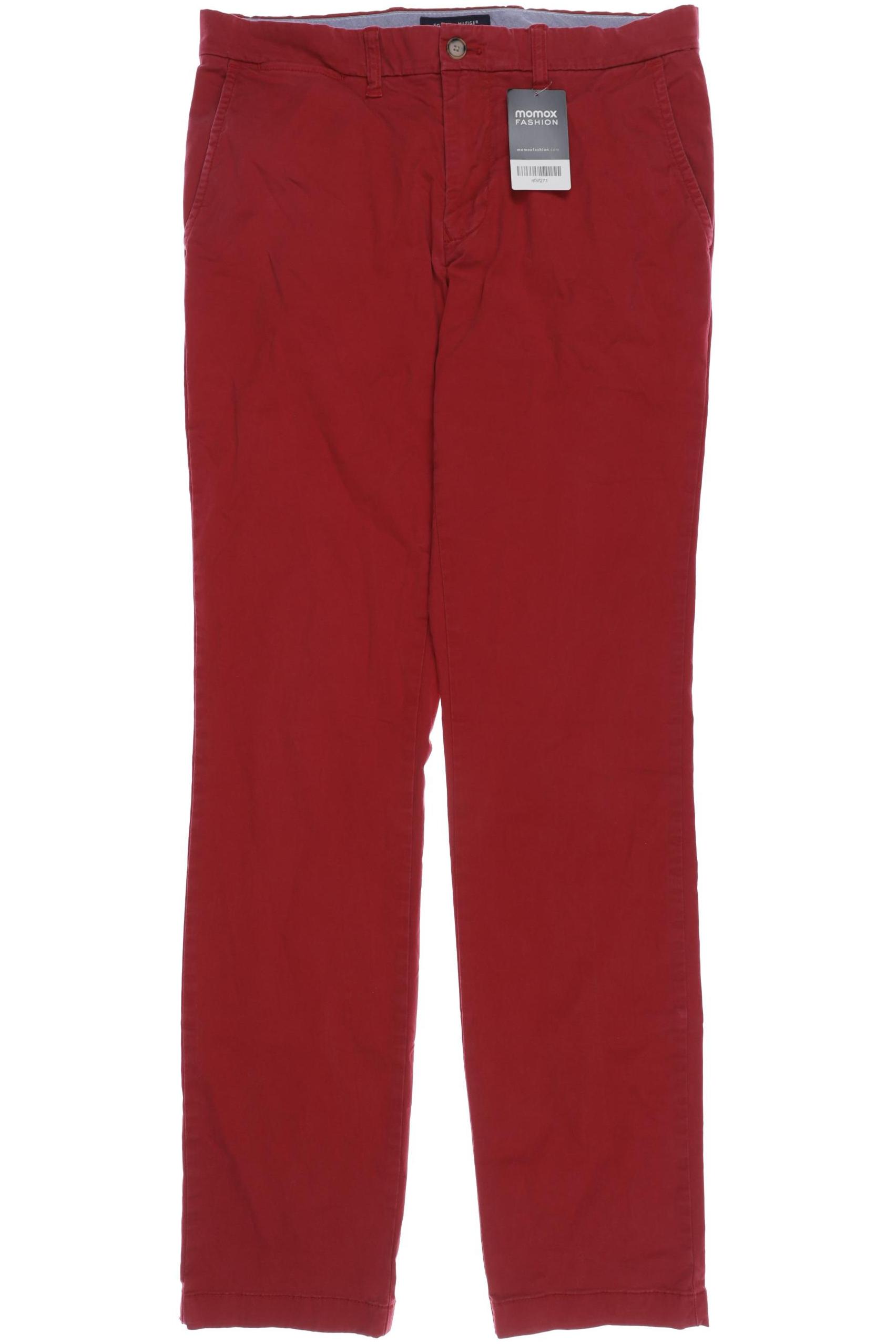 

Tommy Hilfiger Herren Stoffhose, rot, Gr. 33