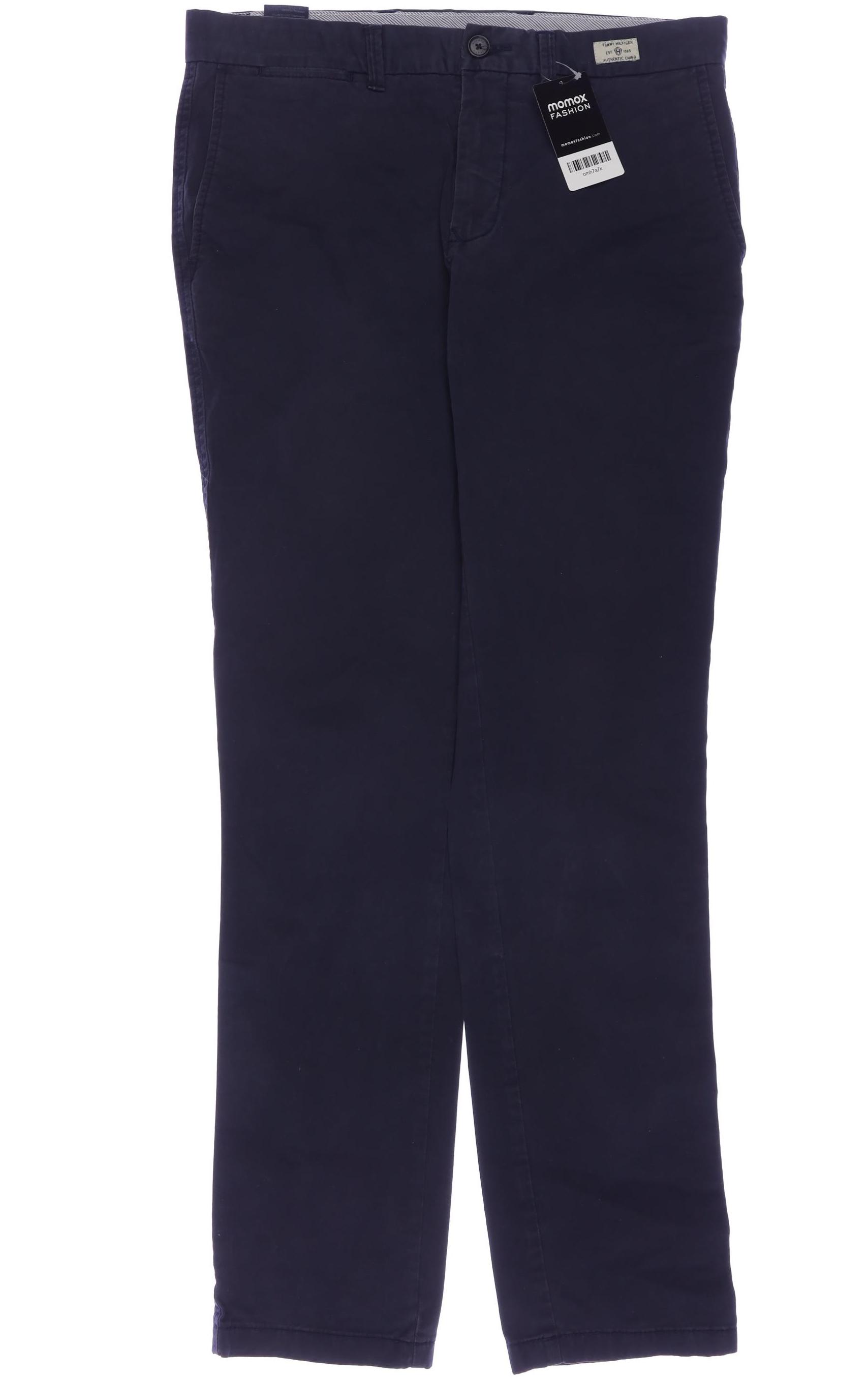 

Tommy Hilfiger Herren Stoffhose, marineblau, Gr. 33