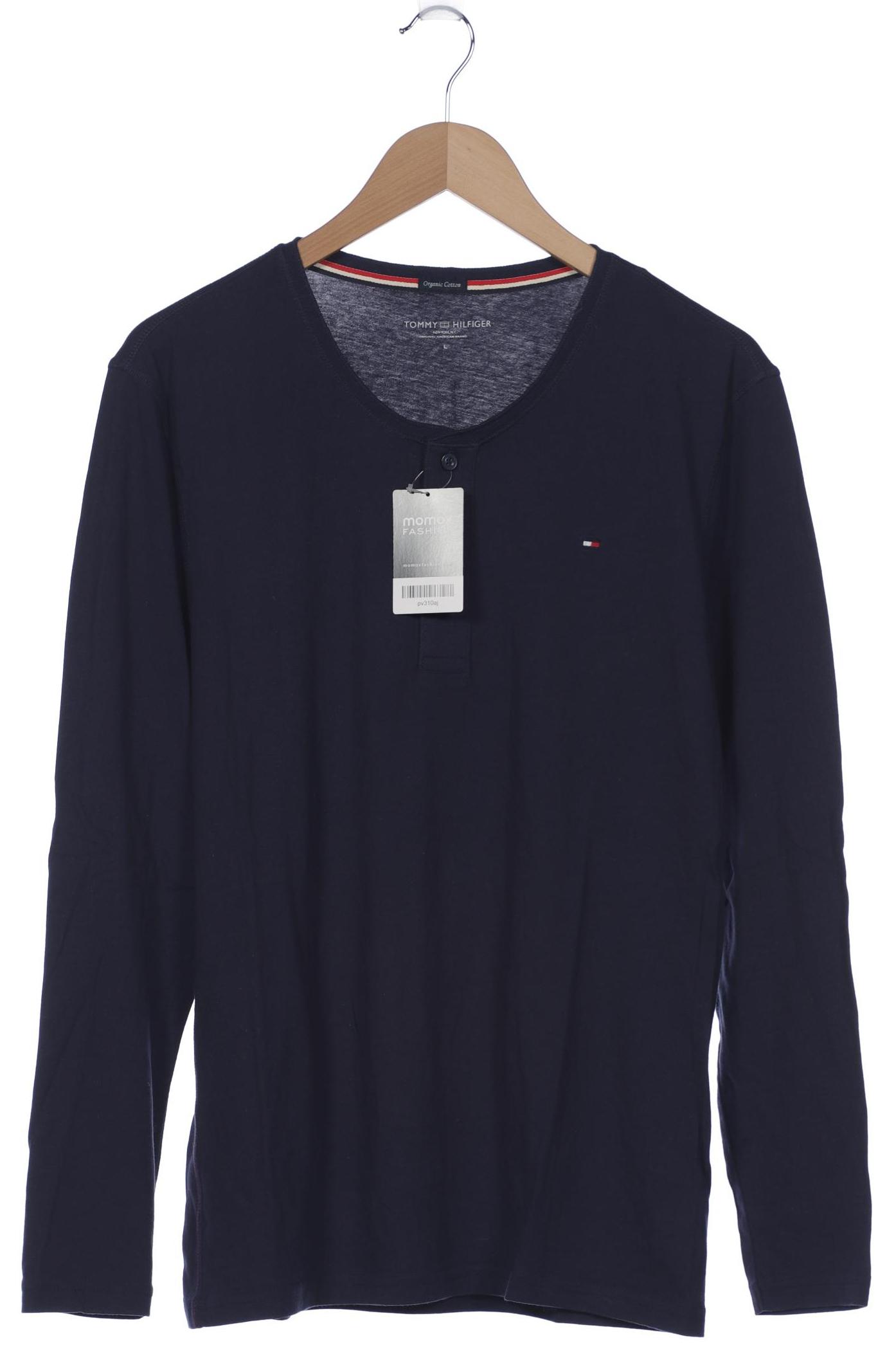 

Tommy Hilfiger Herren Langarmshirt, marineblau