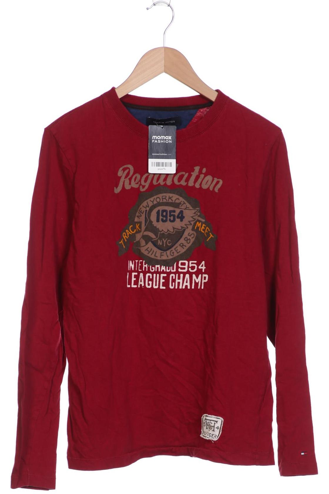 

Tommy Hilfiger Herren Langarmshirt, bordeaux, Gr. 48