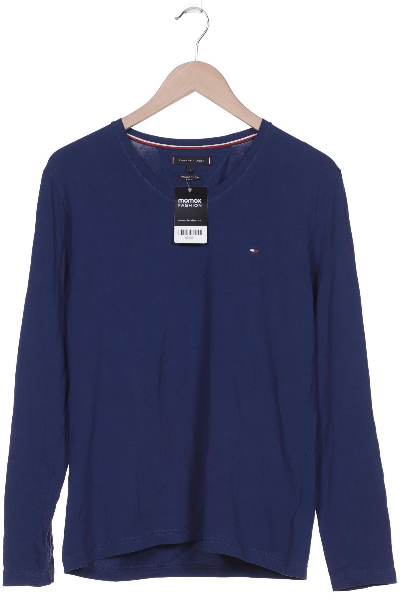 

Tommy Hilfiger Herren Langarmshirt, marineblau