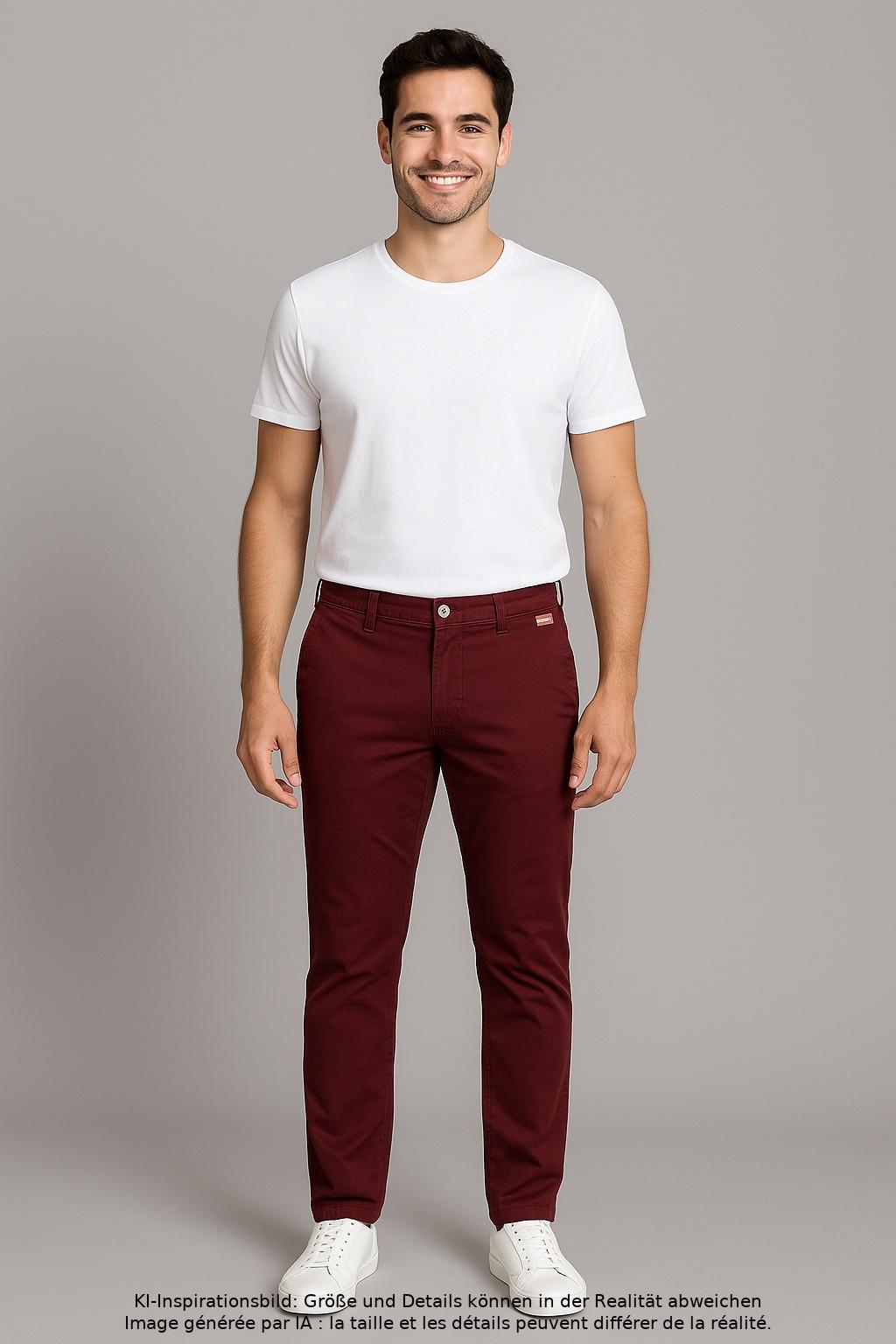 

Tommy Hilfiger Herren Stoffhose, bordeaux, Gr. 33