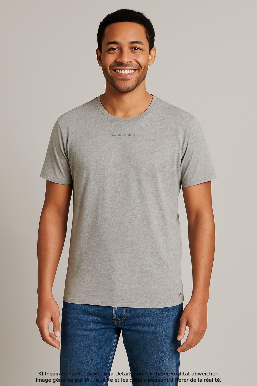 

Tommy Hilfiger Herren T-Shirt, grau, Gr. 52