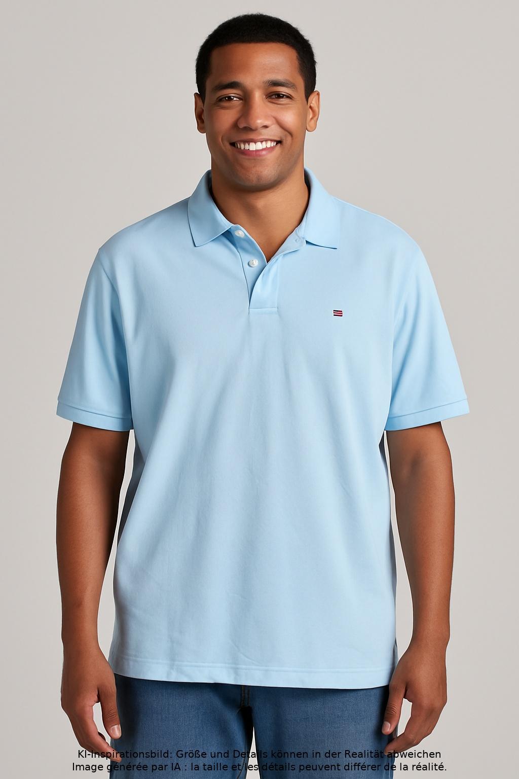 

Tommy Hilfiger Herren Poloshirt, hellblau, Gr. 56