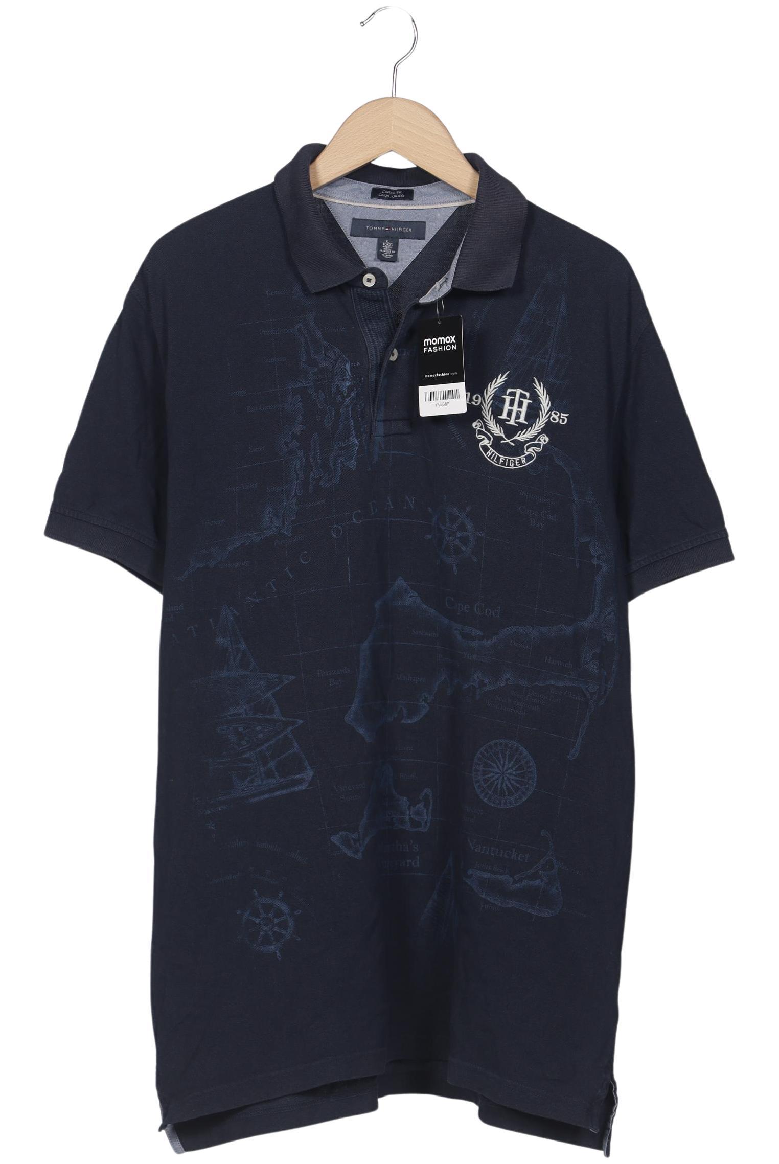 

Tommy Hilfiger Herren Poloshirt, marineblau, Gr. 54