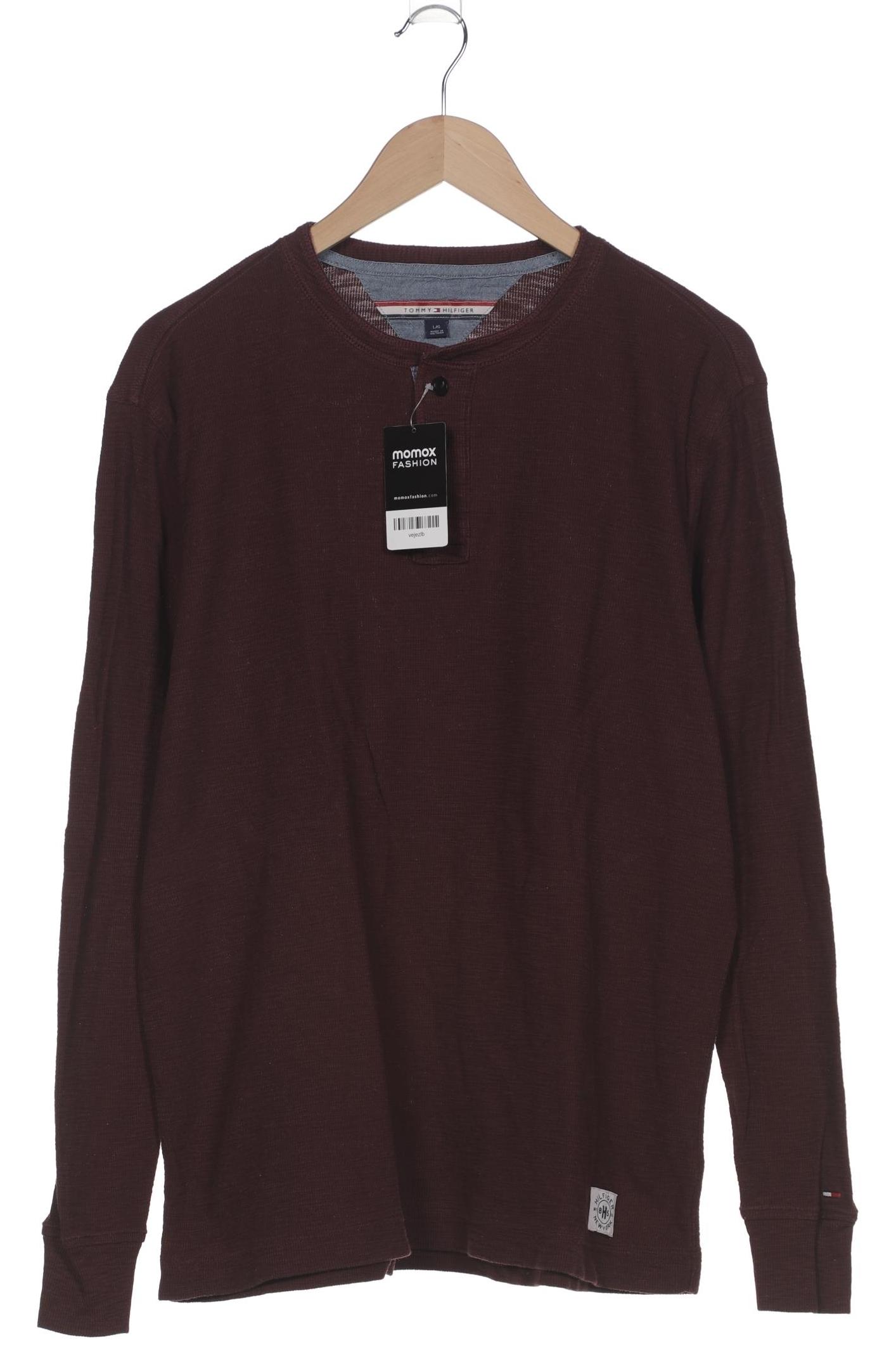 

Tommy Hilfiger Herren Langarmshirt, bordeaux, Gr. 52
