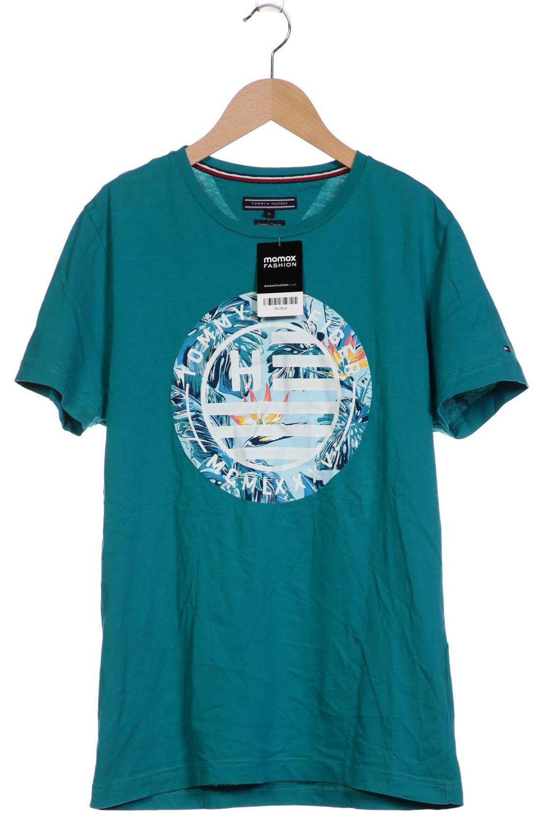

Tommy Hilfiger Herren T-Shirt, türkis, Gr. 48