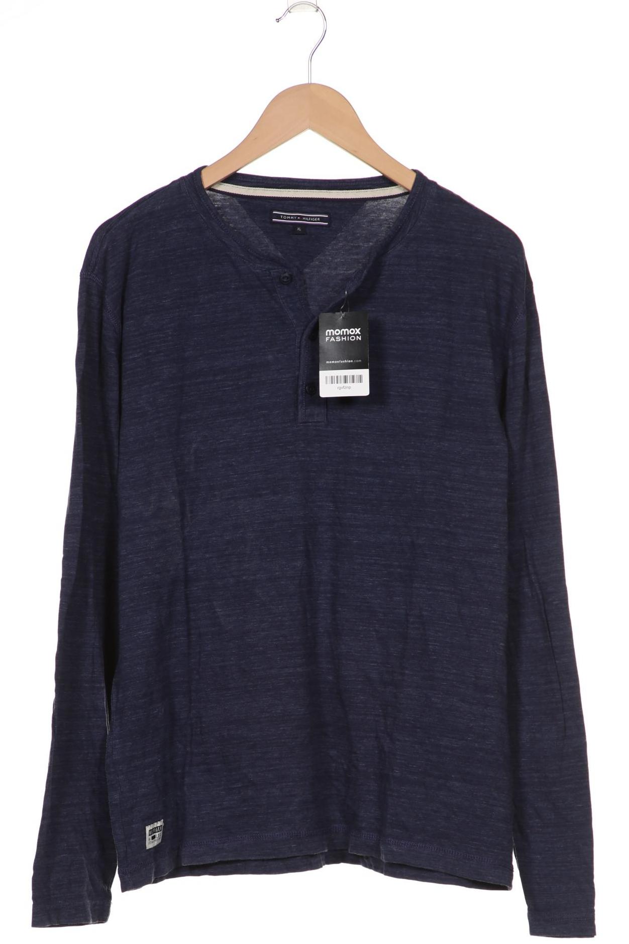 

Tommy Hilfiger Herren Langarmshirt, marineblau