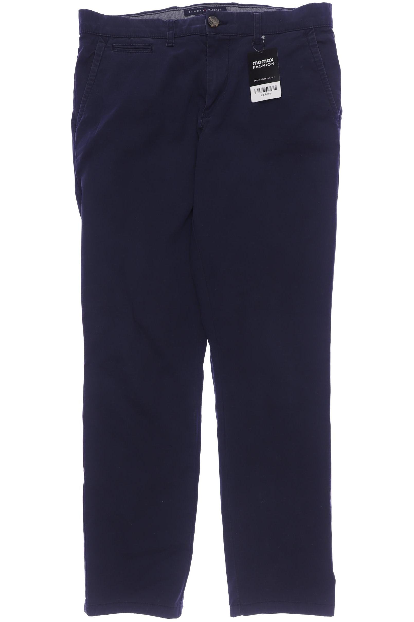 

Tommy Hilfiger Herren Stoffhose, marineblau, Gr. 33