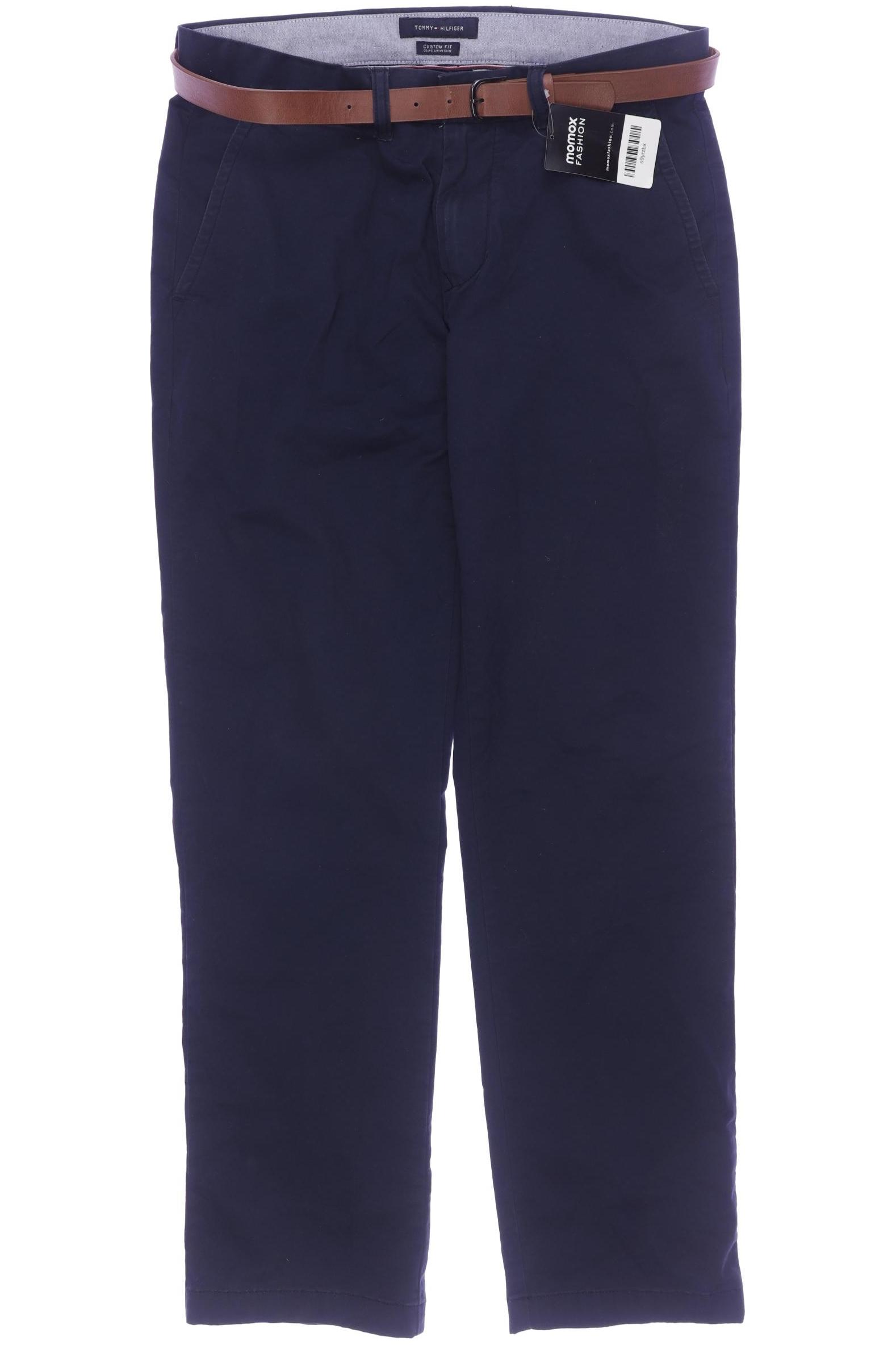 

Tommy Hilfiger Herren Stoffhose, marineblau, Gr. 30