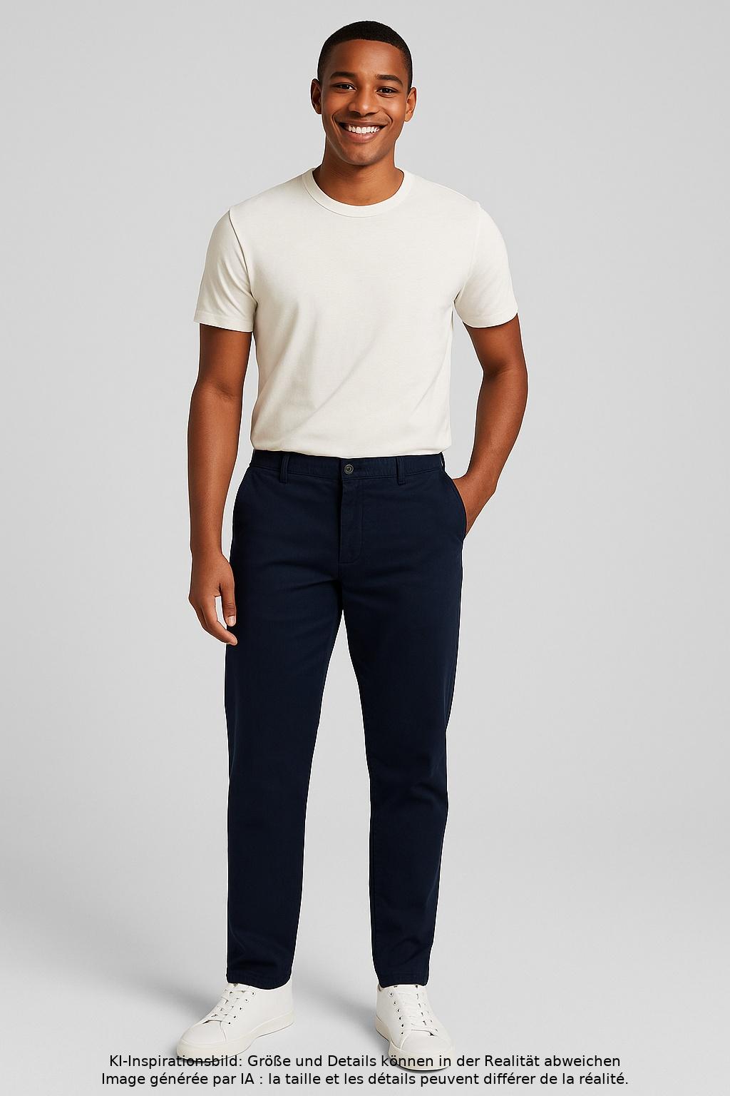 

Tommy Hilfiger Herren Stoffhose, marineblau, Gr. 36