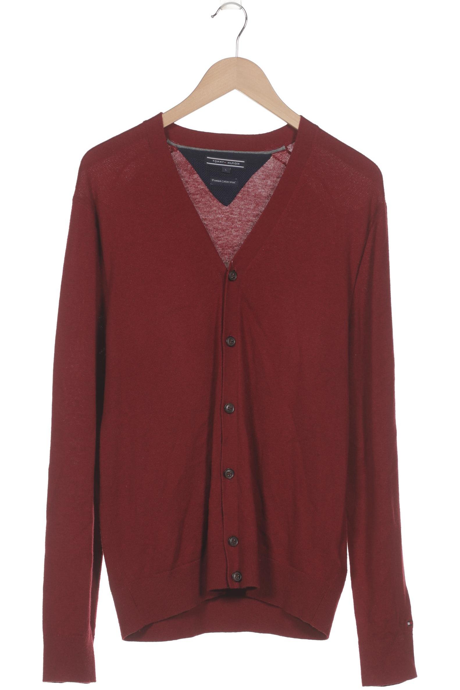 

Tommy Hilfiger Herren Strickjacke, bordeaux, Gr. 52